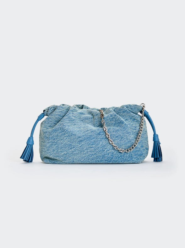 borsa tassel bag denim XAB0017 DENIM VICOLO 
