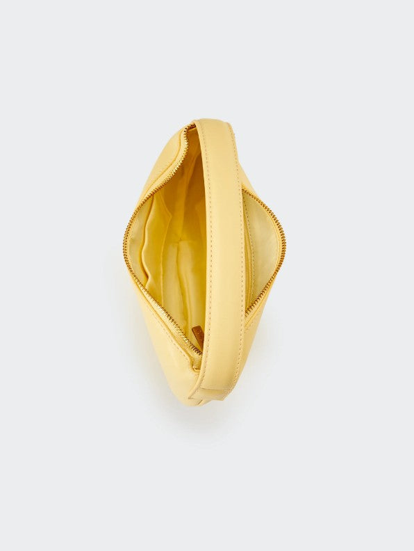 borsa croissant in ecopelle XAB0037 GIALLO VICOLO 
