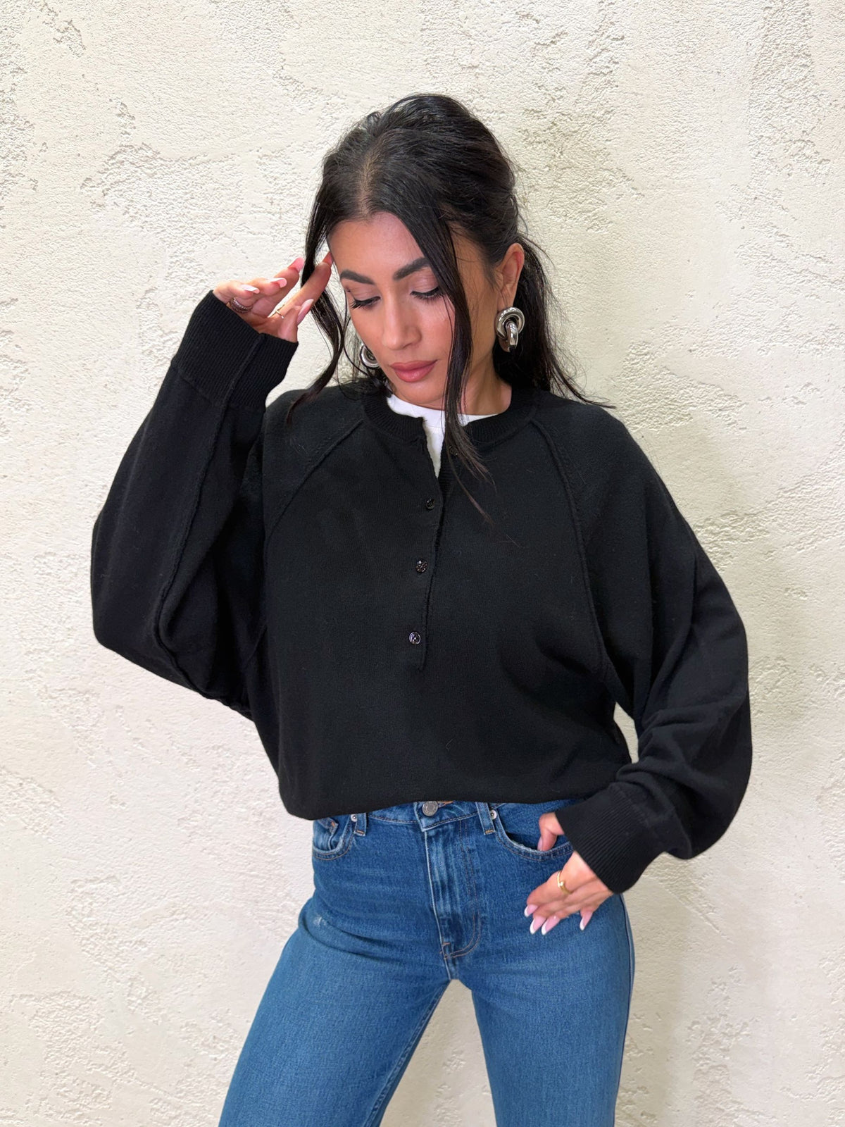 Maglia Noelle con bottoni