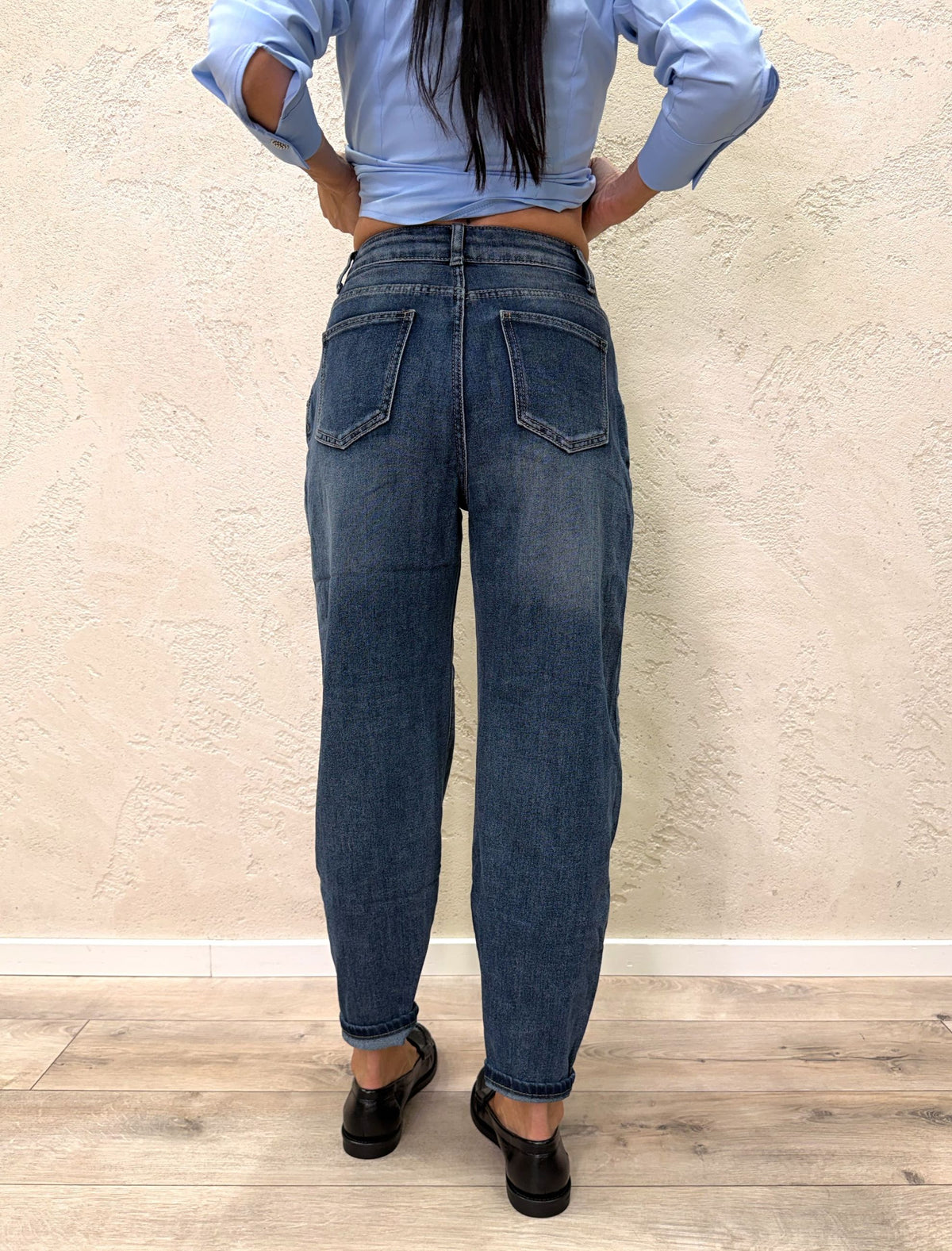 Jeans elasticizzato "Eva" balloon fit