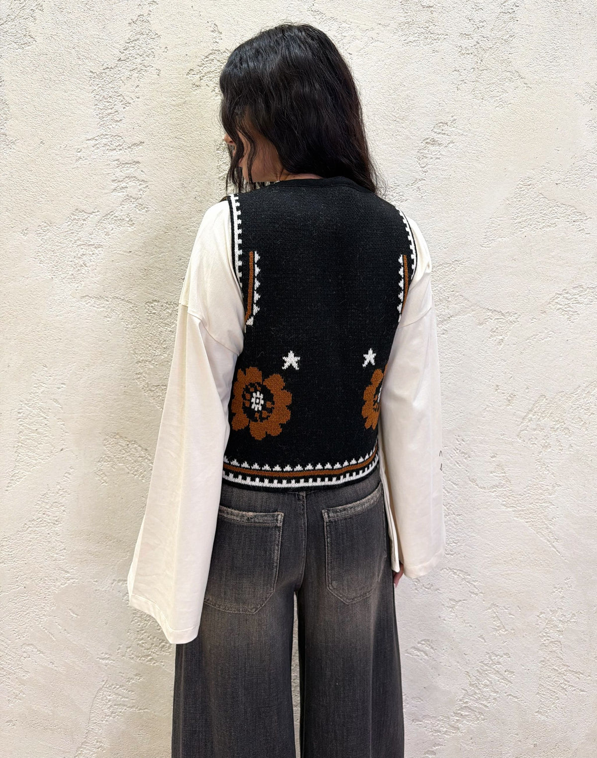 Gilet "Ecuador" in misto lana e alpaca