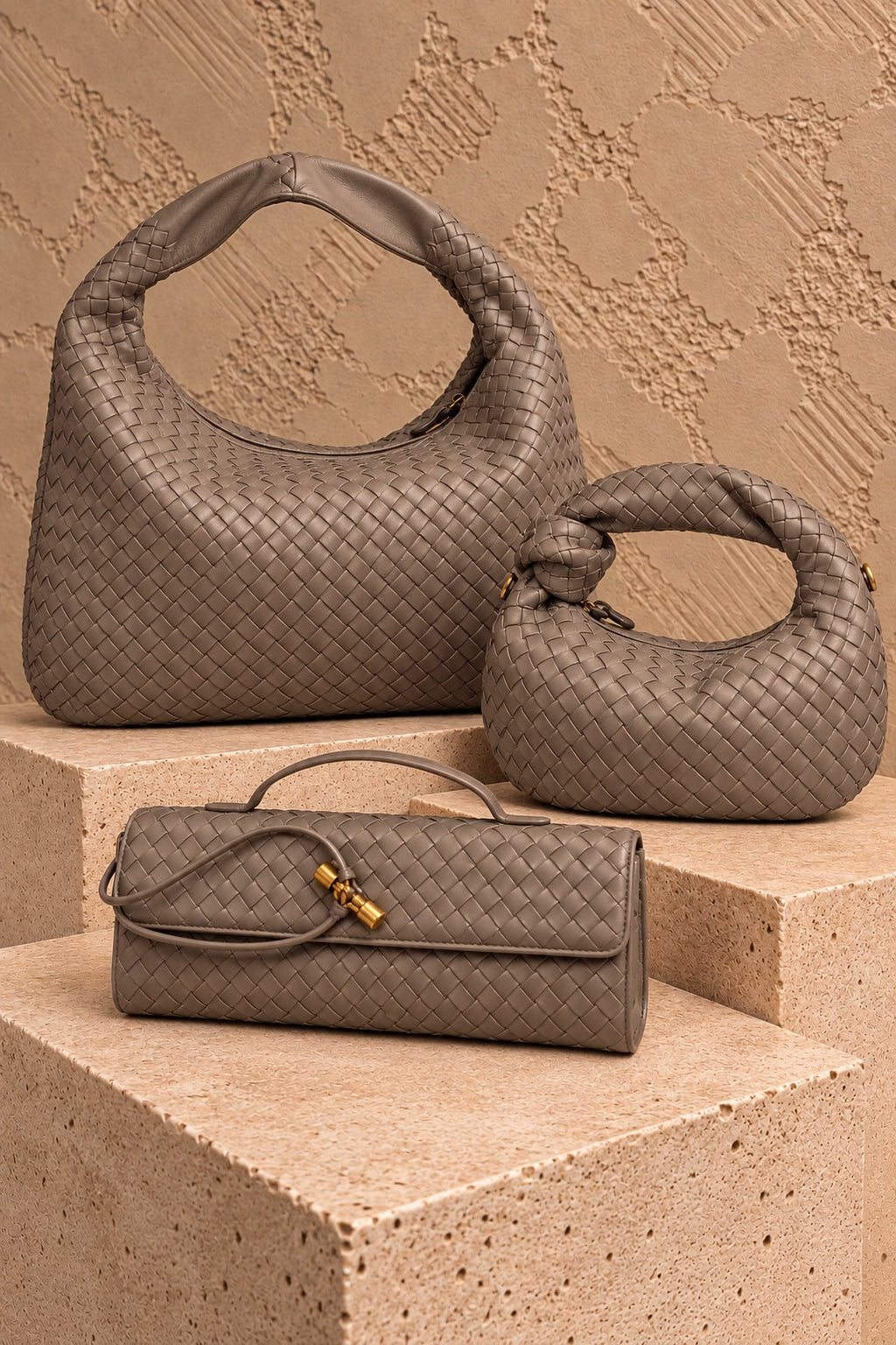 Pochette "Nora" intrecciata