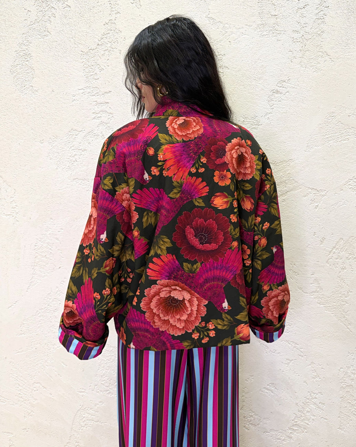 Bomber kimono "Nomad" colibrì
