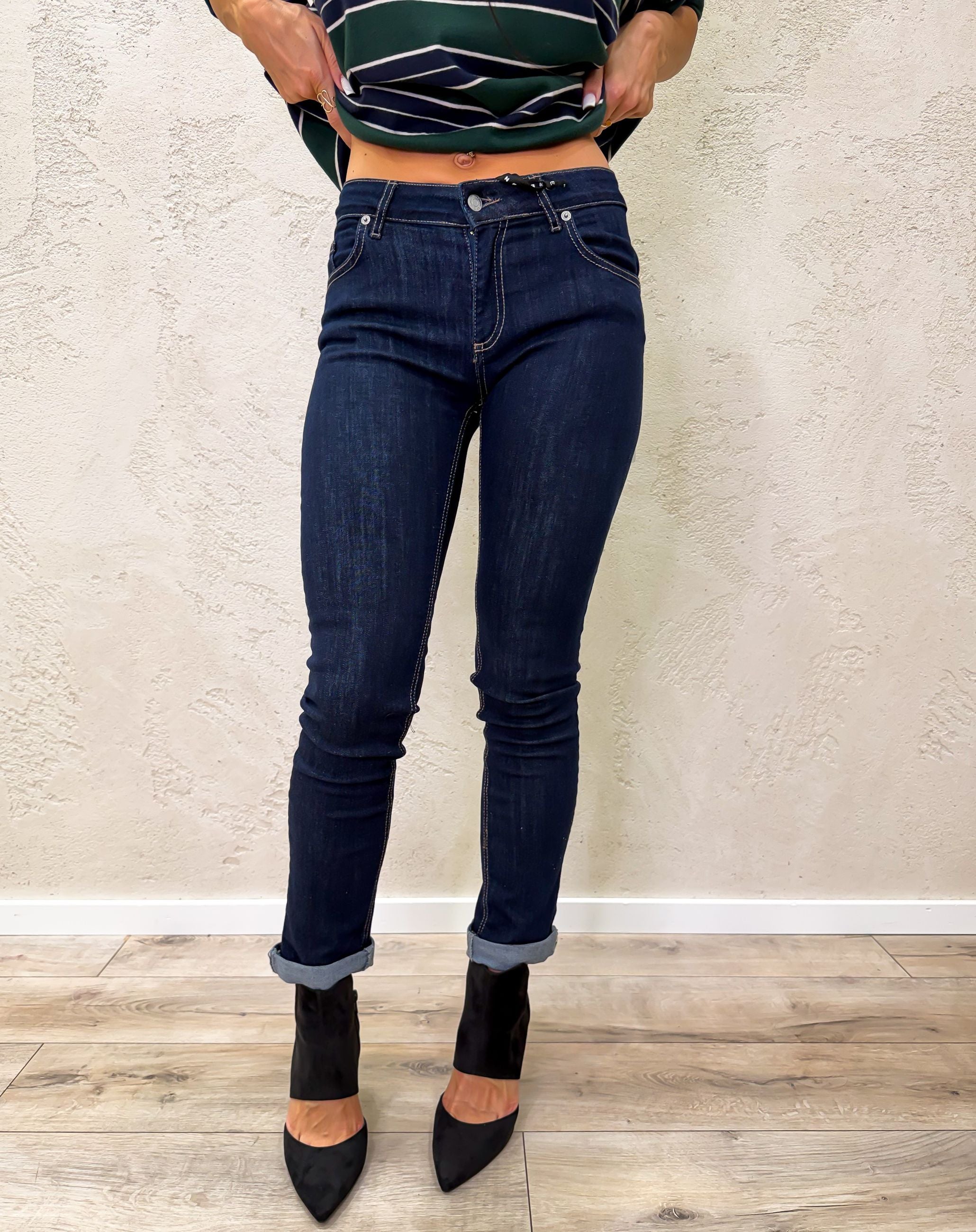jeans elasticizzato modello adele skinny