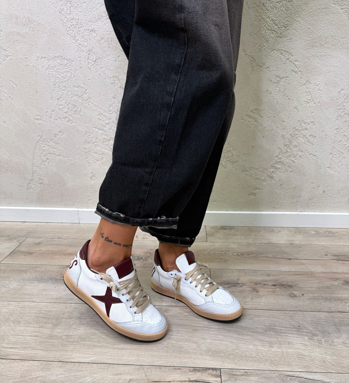 Sneakers in pelle