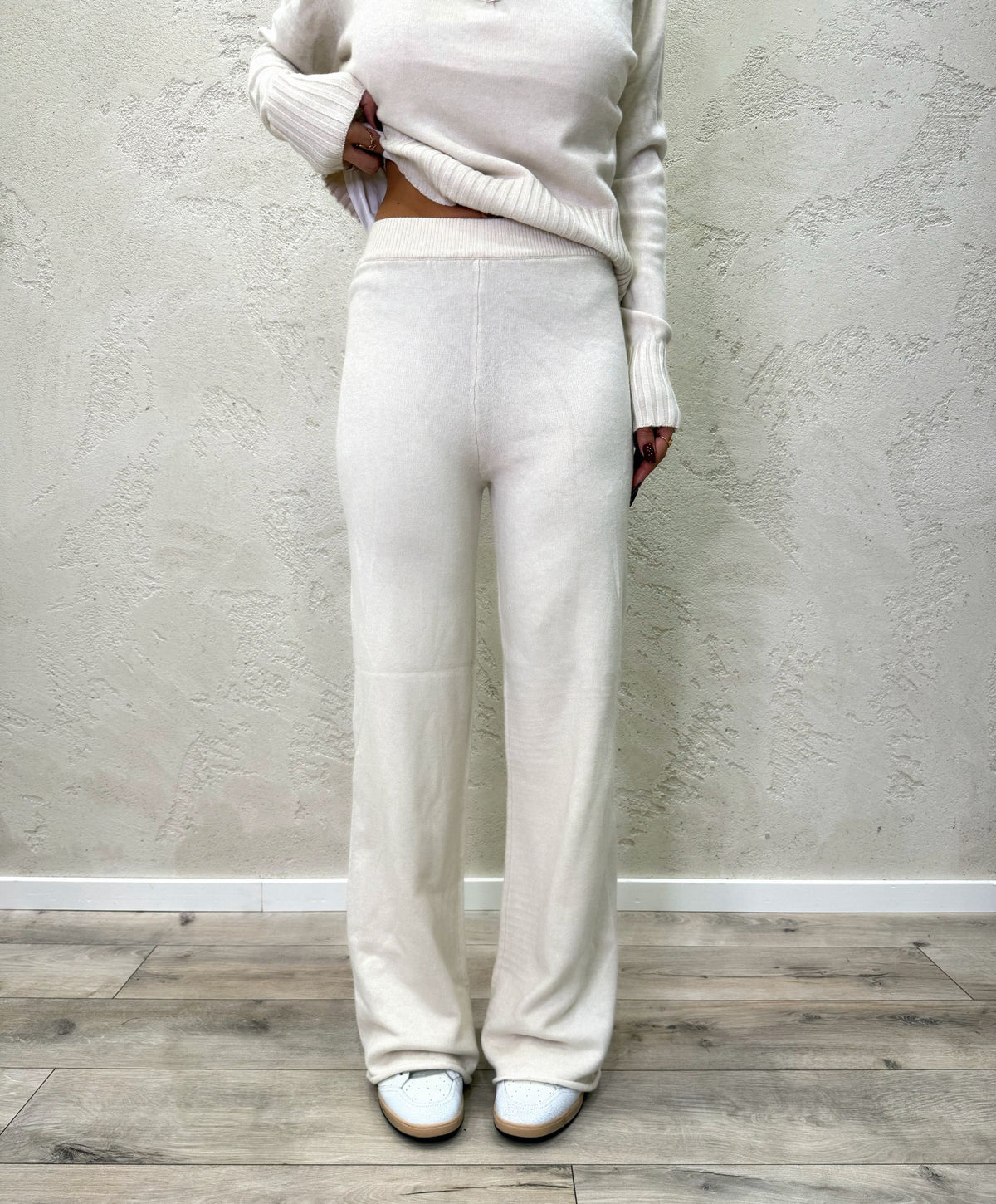 Tuta in maglia "Comfy" zip corta