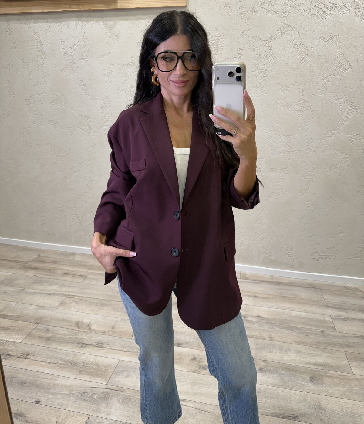 Blazer Icon oversize taglio maschile