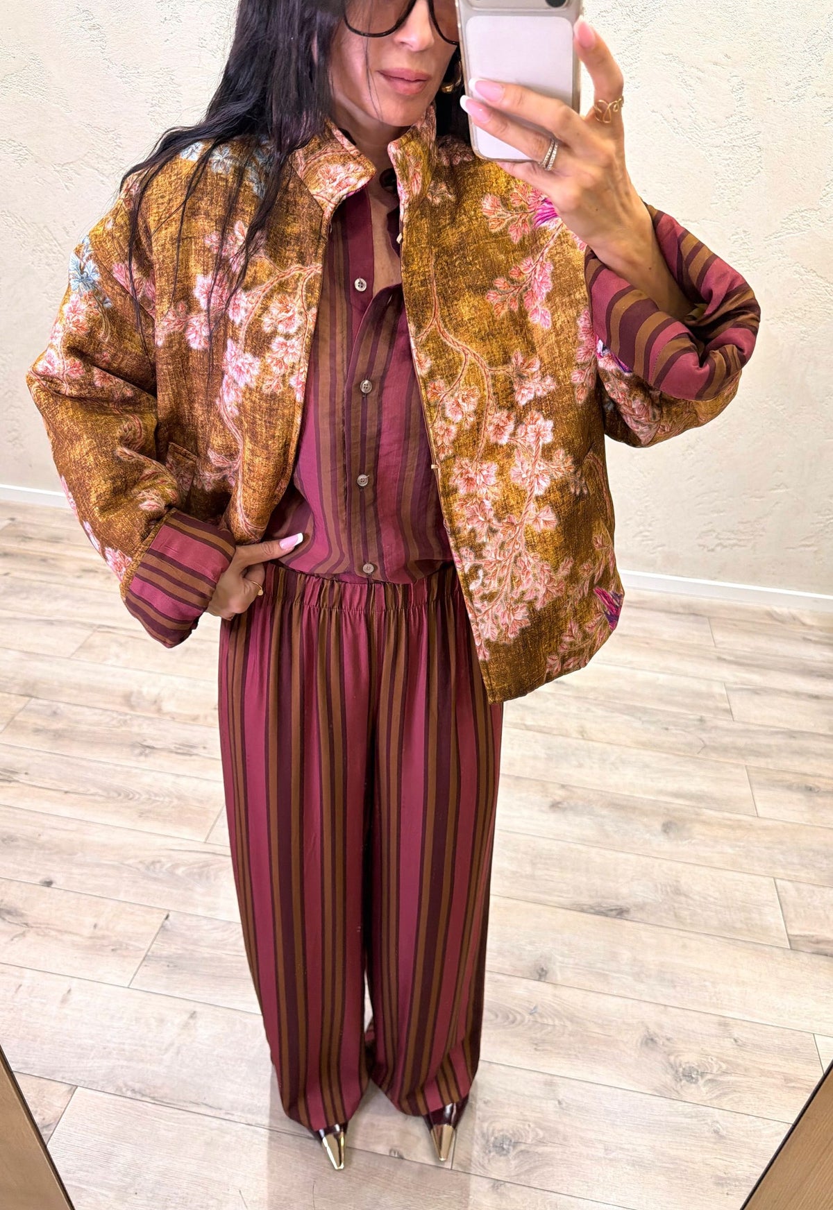 Bomber kimono "Nomad" pappagallo