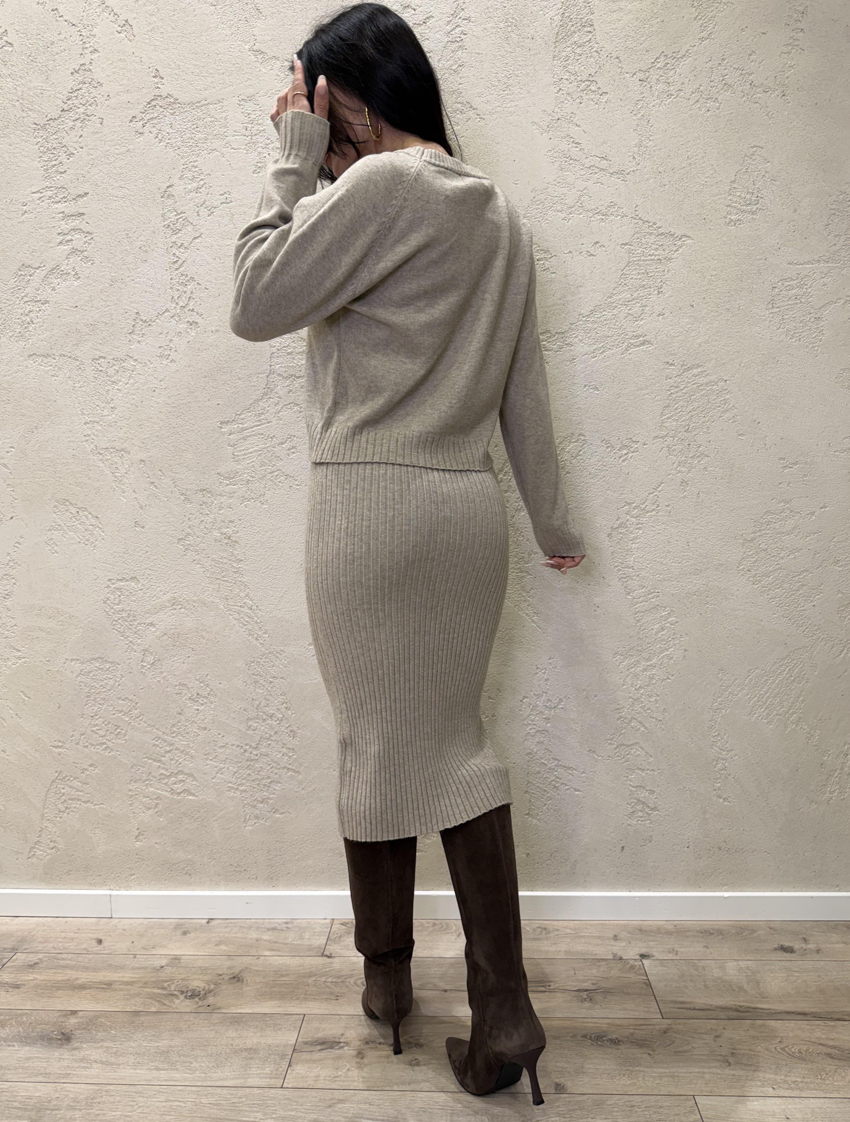 set coordinato abito e pull 1035910360 KASHA SUSY MIX 