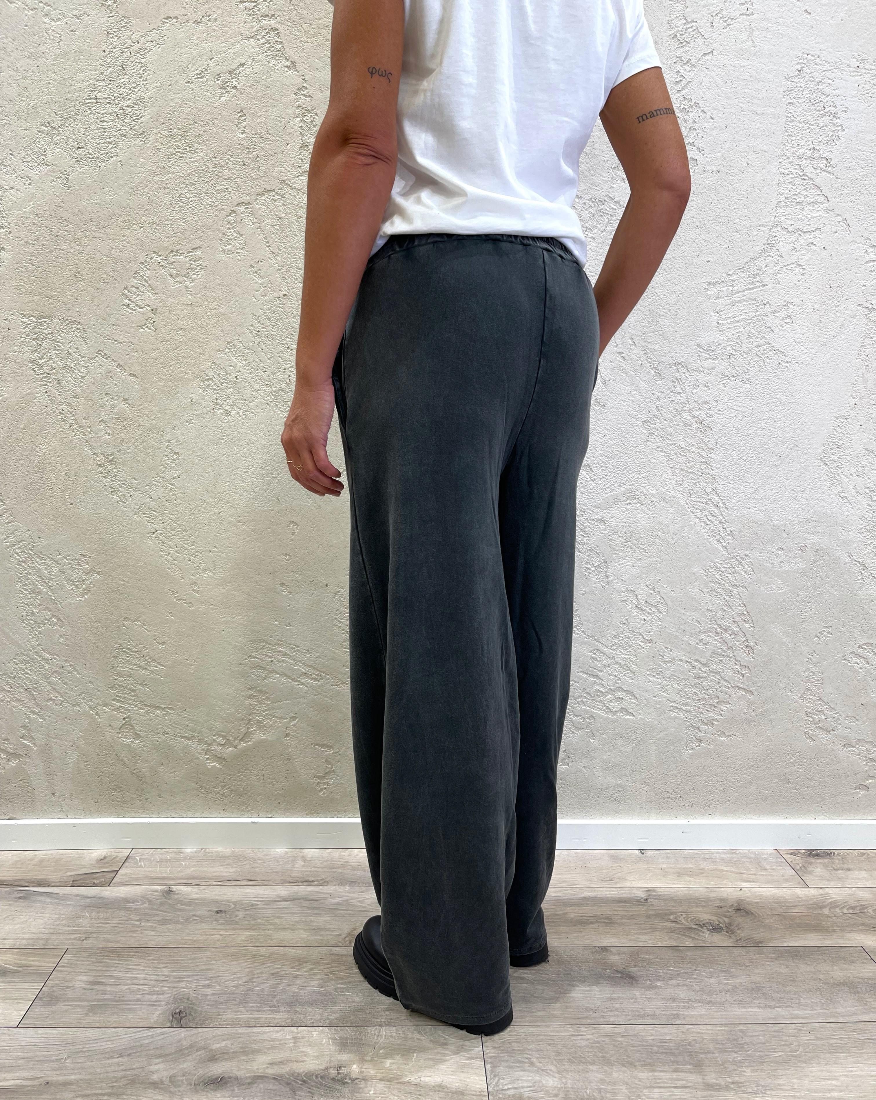 pantalone tuta baloon fit 2673 NERO SUSY MIX 