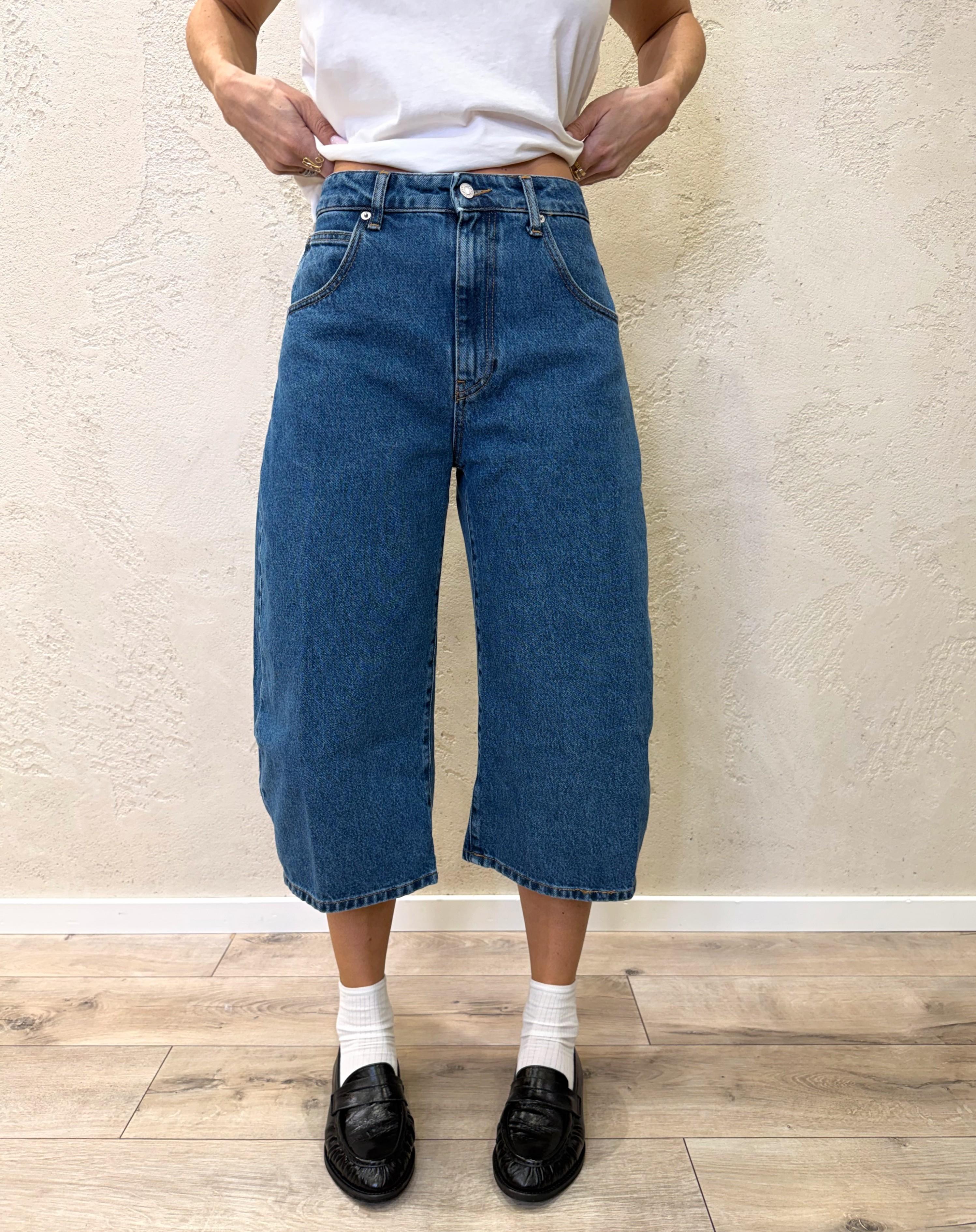 maxi bermuda elettra barrel fit DAB5370 DENIMBLU VICOLO 