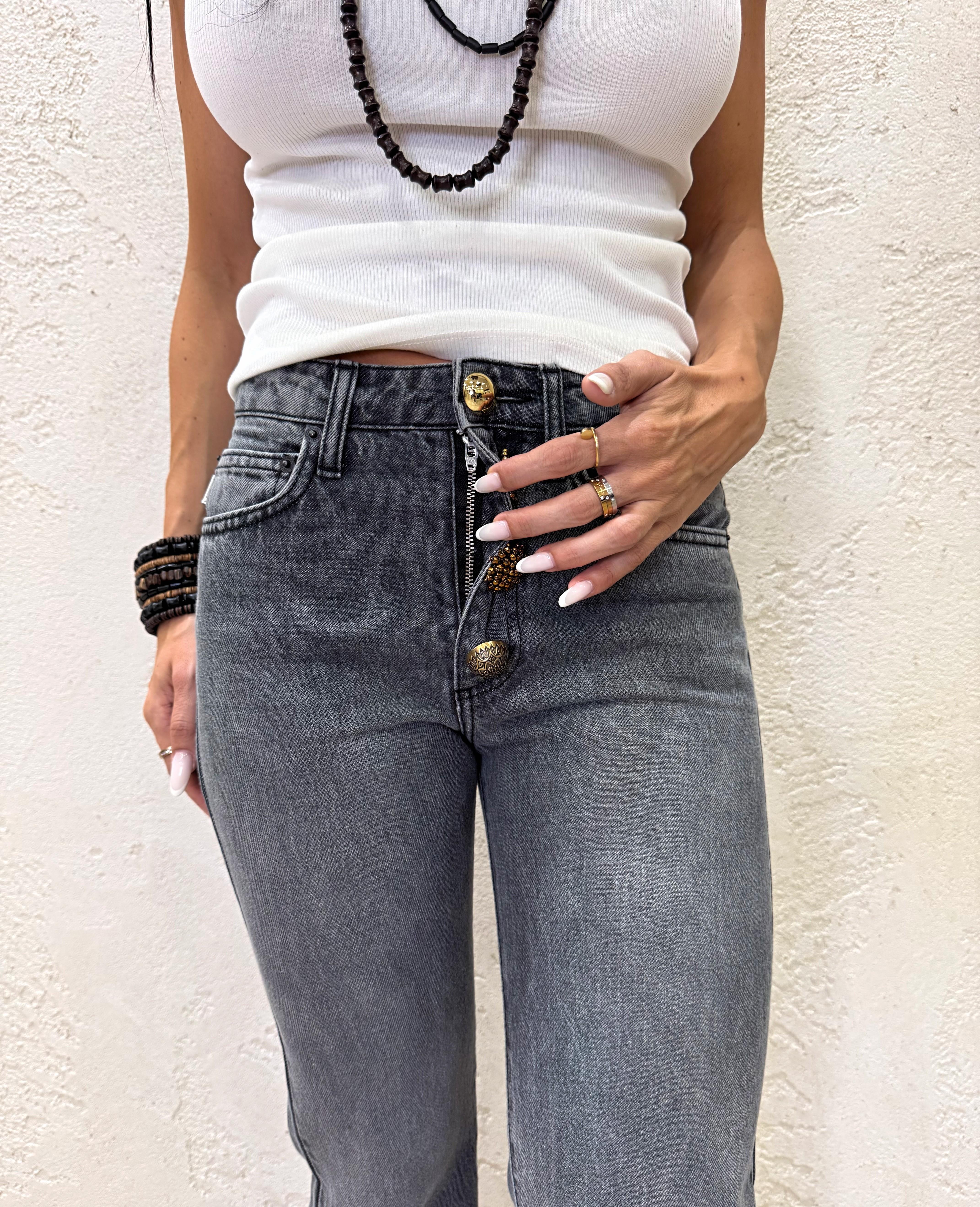 jeans modello zoe DF5043 GRIGIO VICOLO 