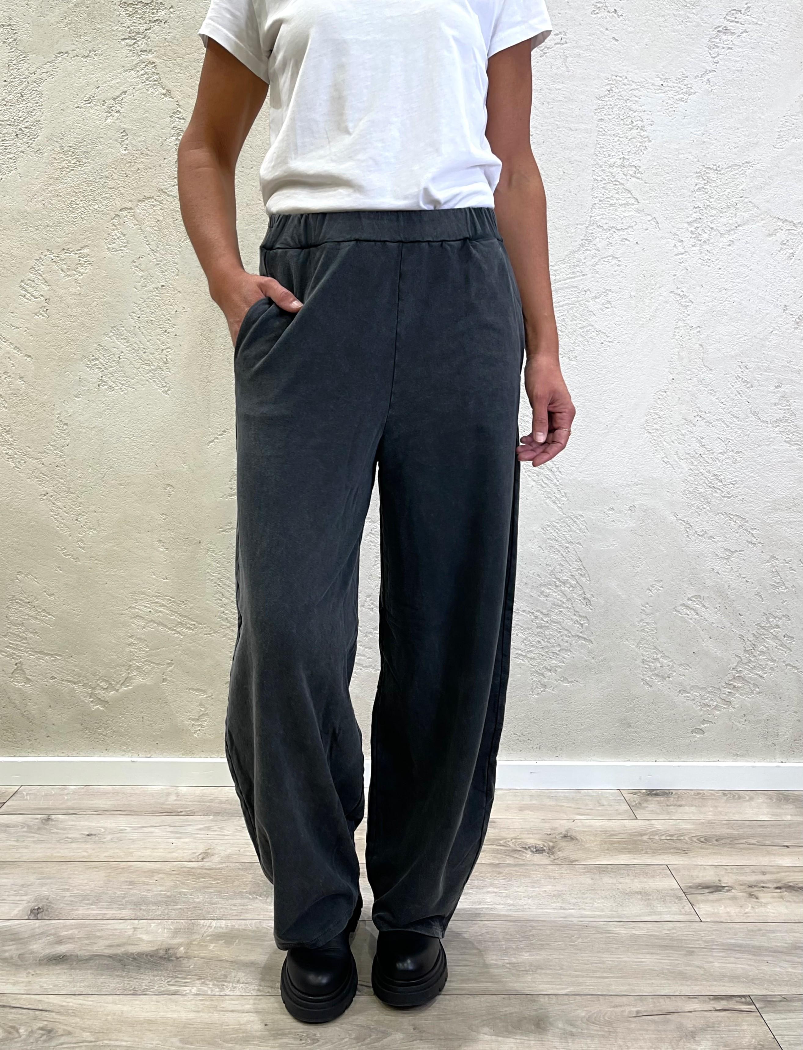 pantalone tuta baloon fit 2673 NERO SUSY MIX 