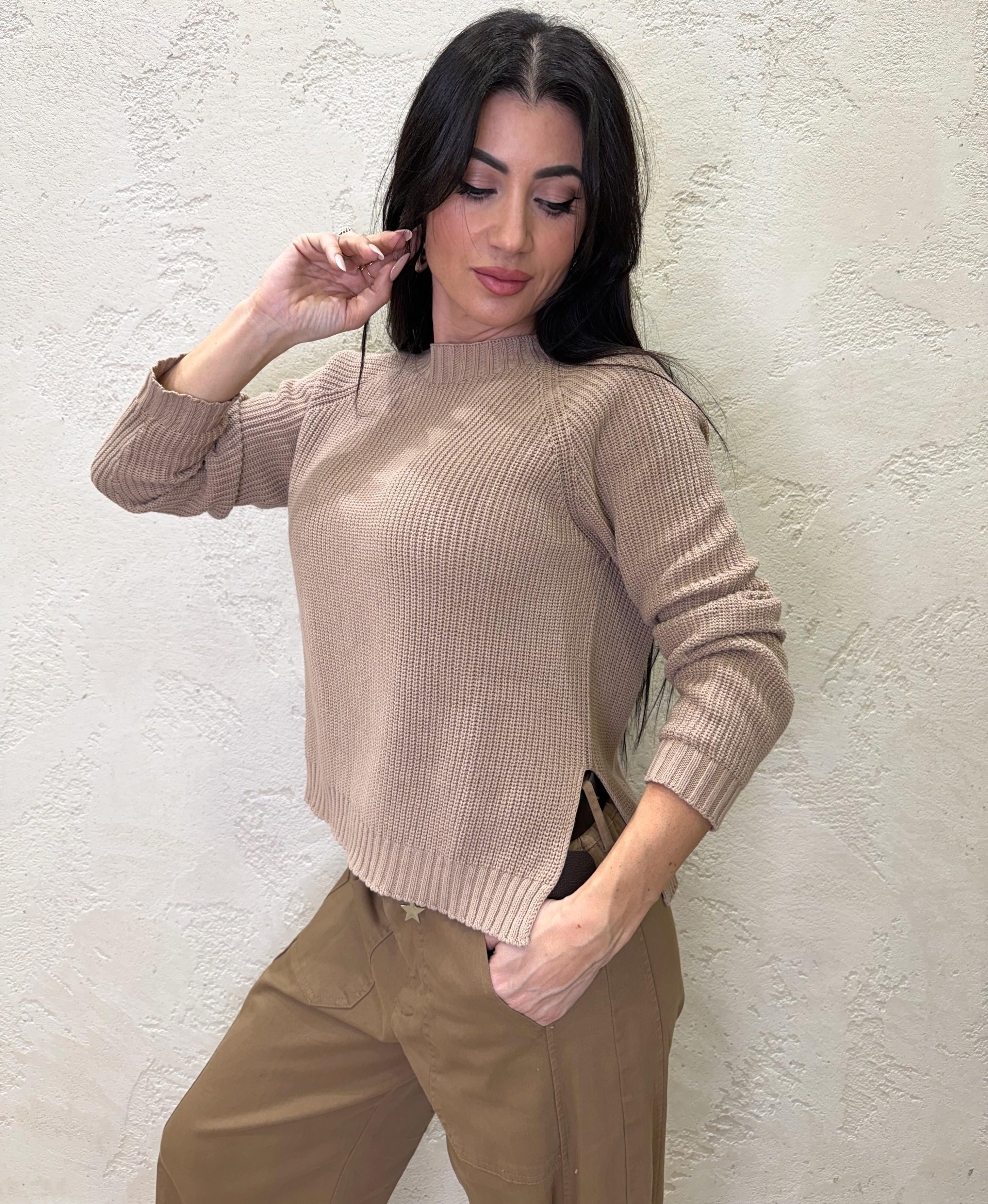 pull in maglia punto pannocchia 61041 SAFARI SUSY MIX 