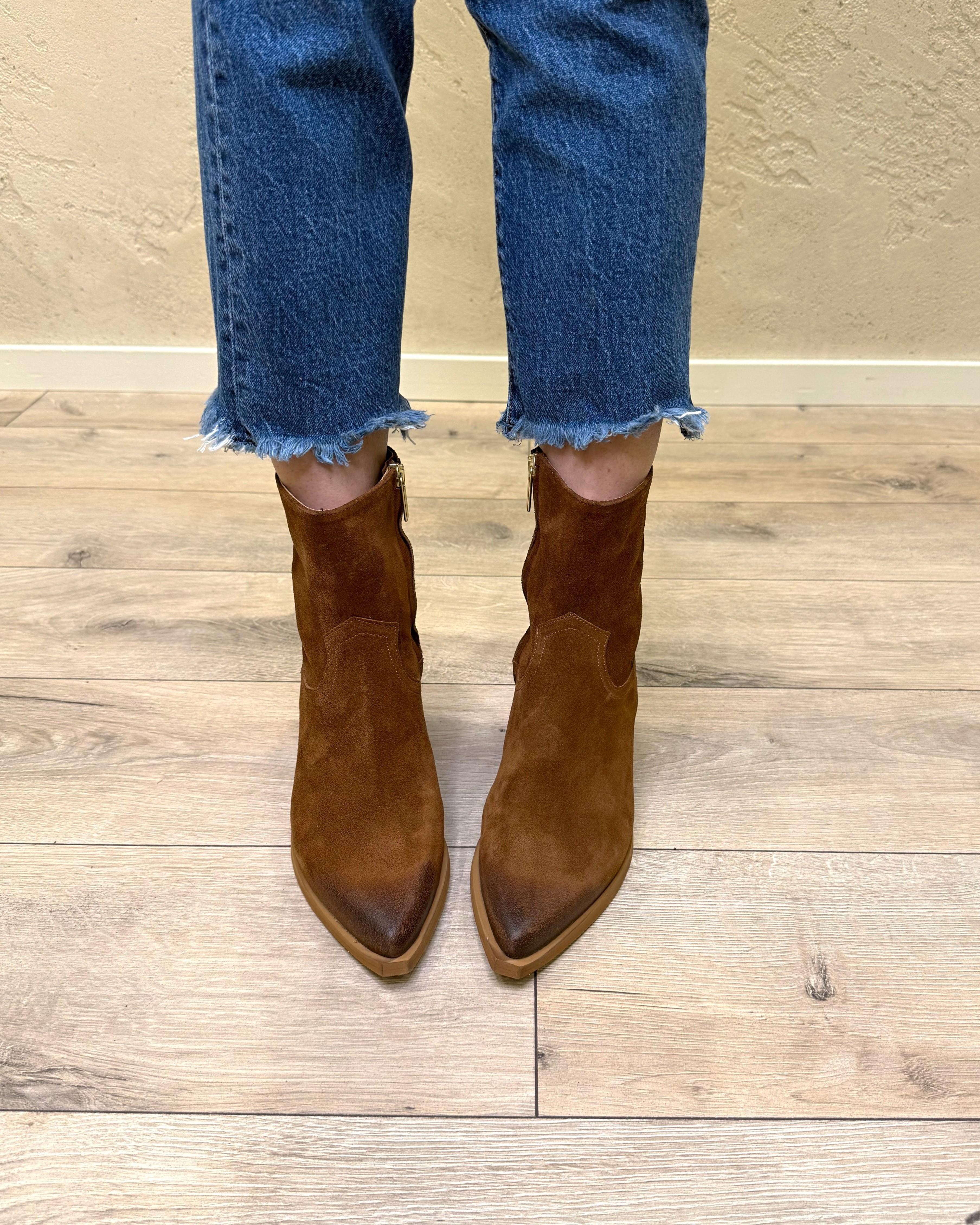 texano in vera pelle scamosciata STTX200CAM SUGAR OVYE' 