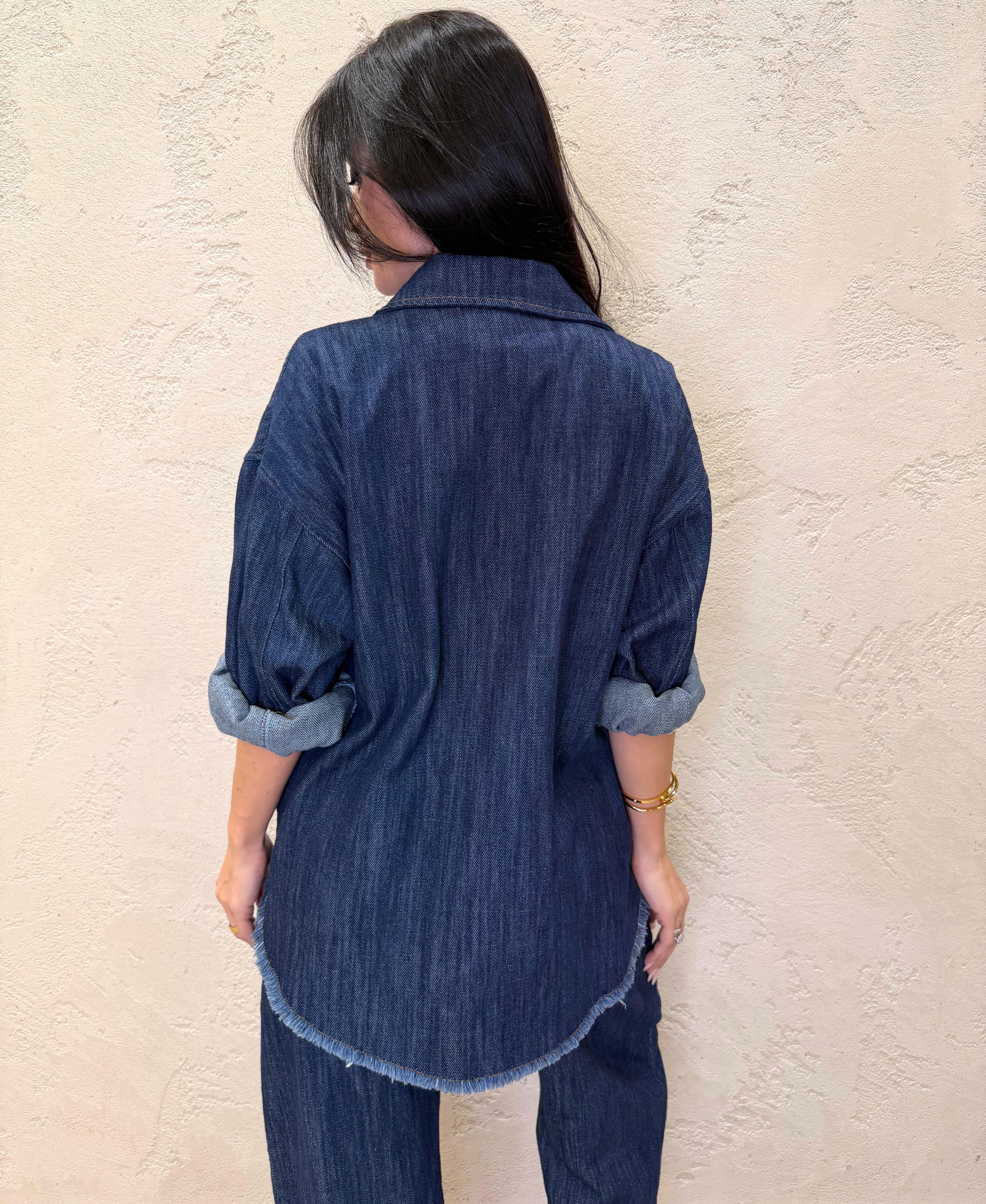 camicia over in jeans 60114C JEANS SUSY MIX 