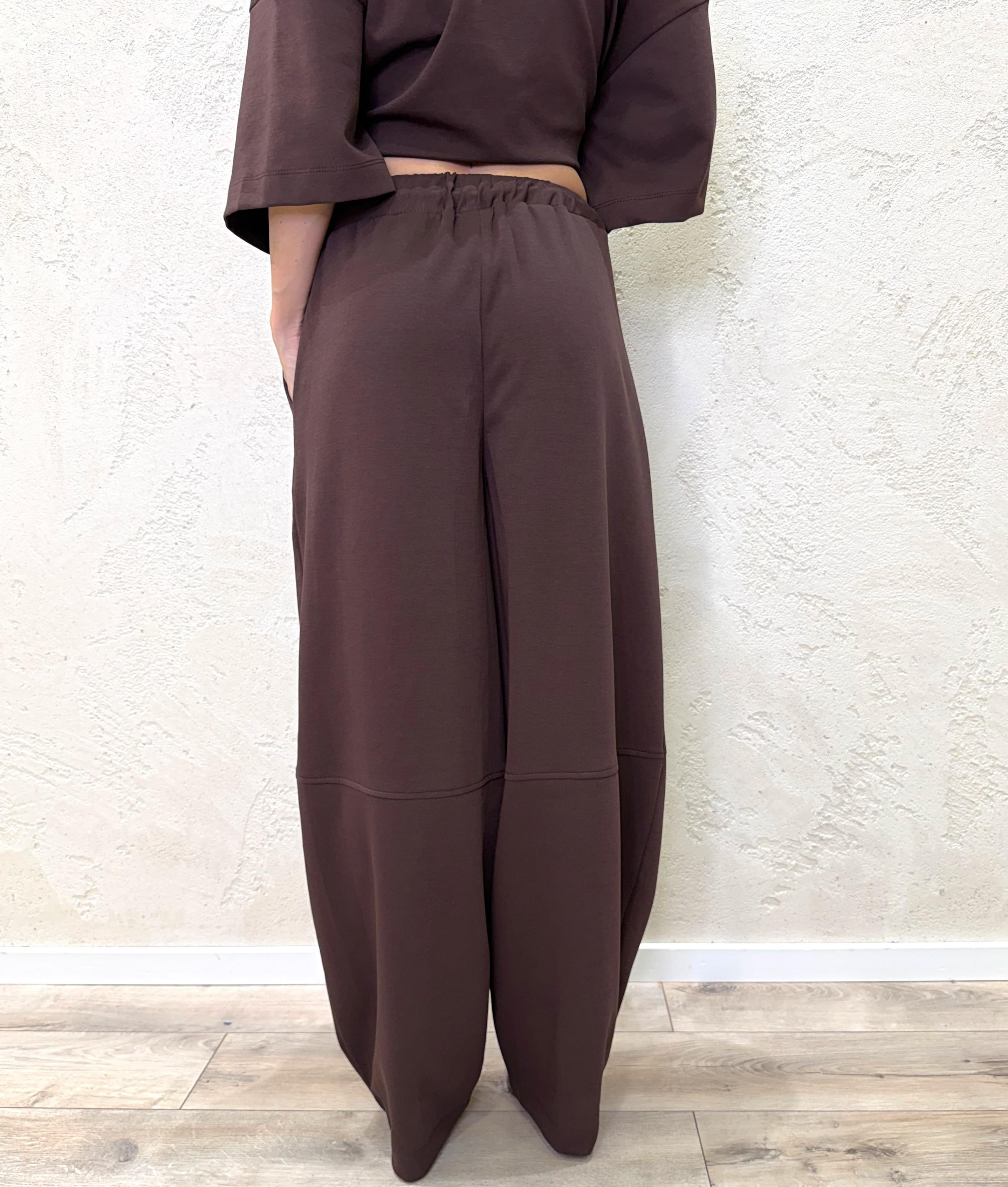 pantaloni in scuba leggera TAB1342 MORO VICOLO 