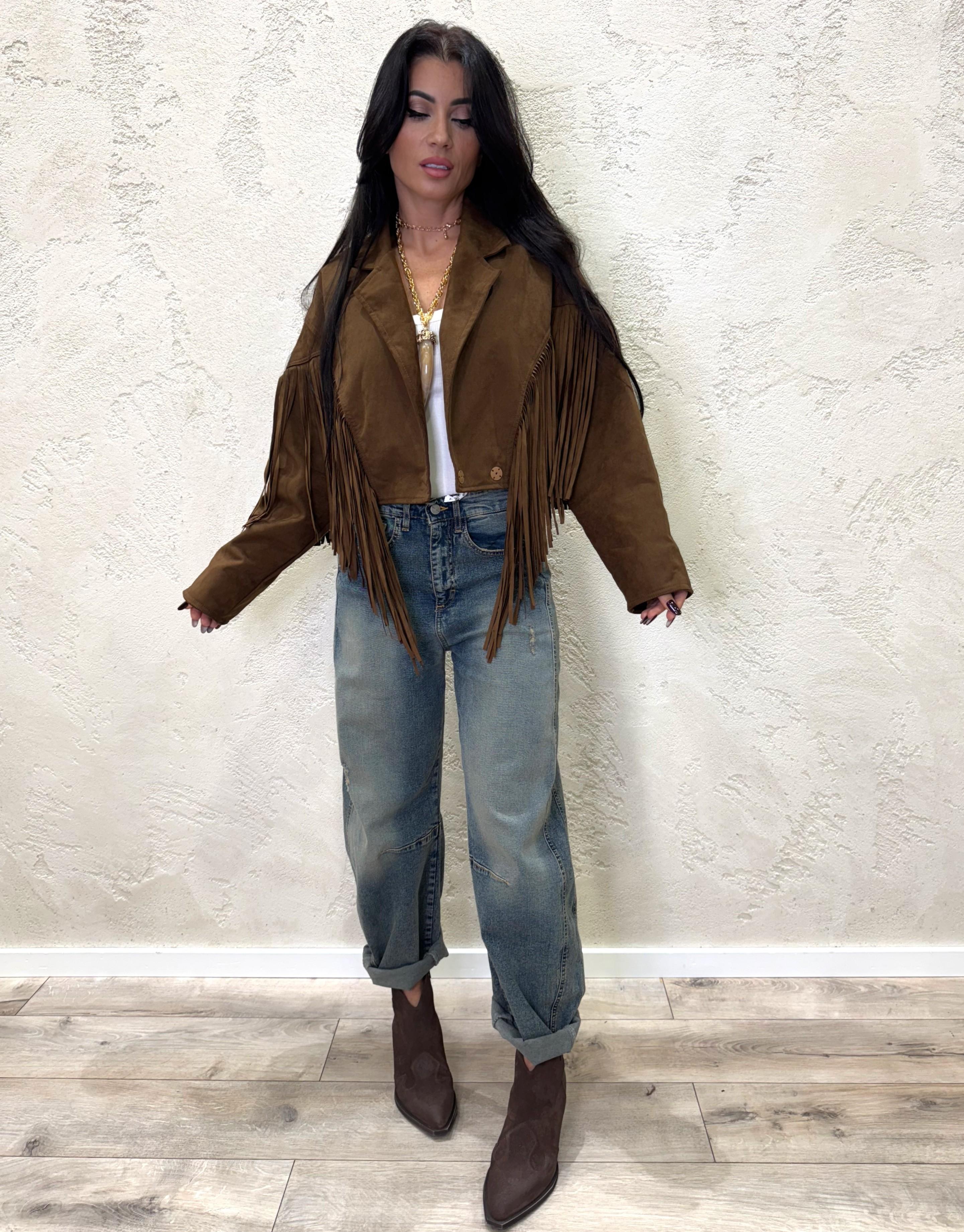 jeans a ferro di cavallo elasticizzato con fascia laterale SM279 THE SUSY MIX 