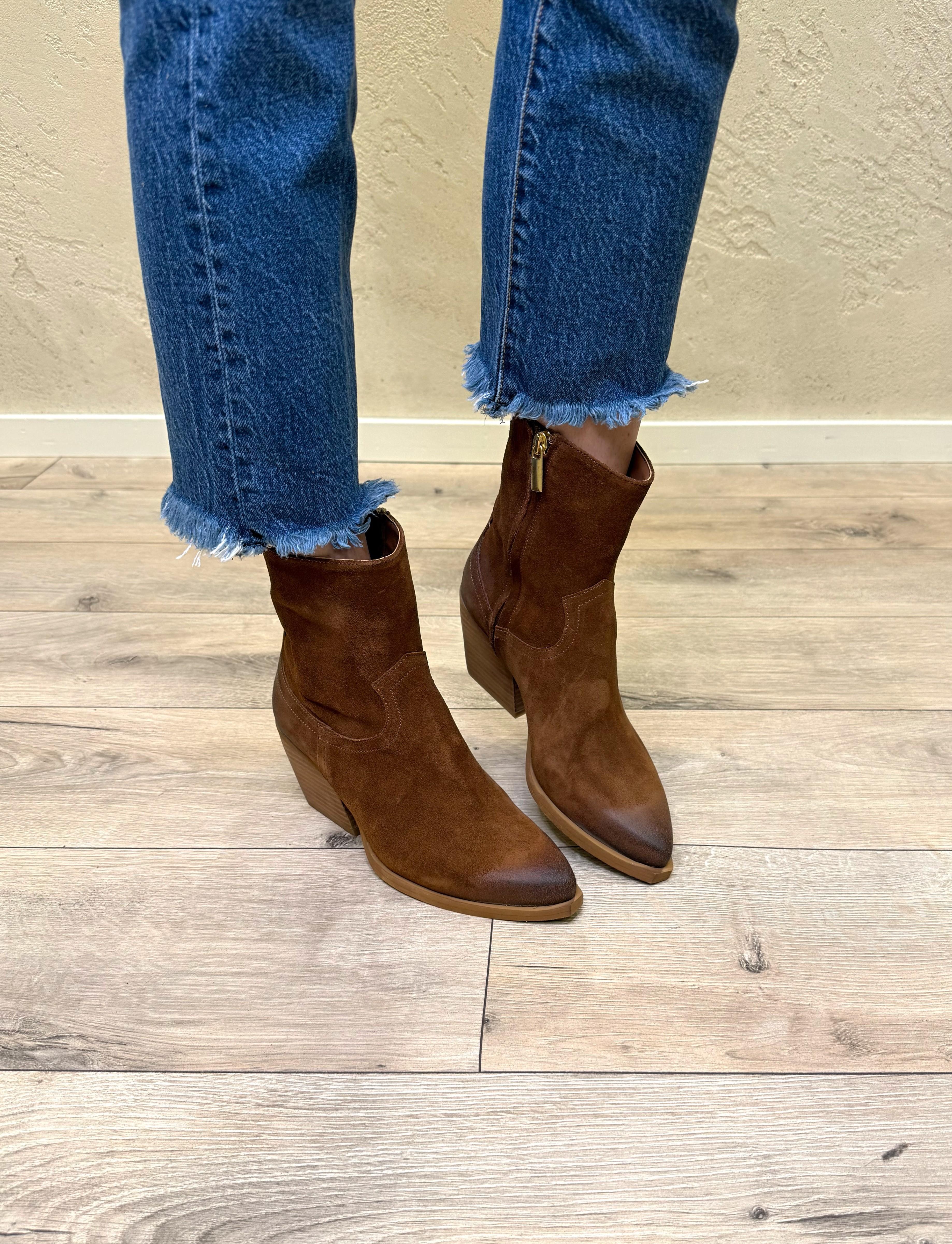 texano in vera pelle scamosciata STTX200CAM SUGAR OVYE' 