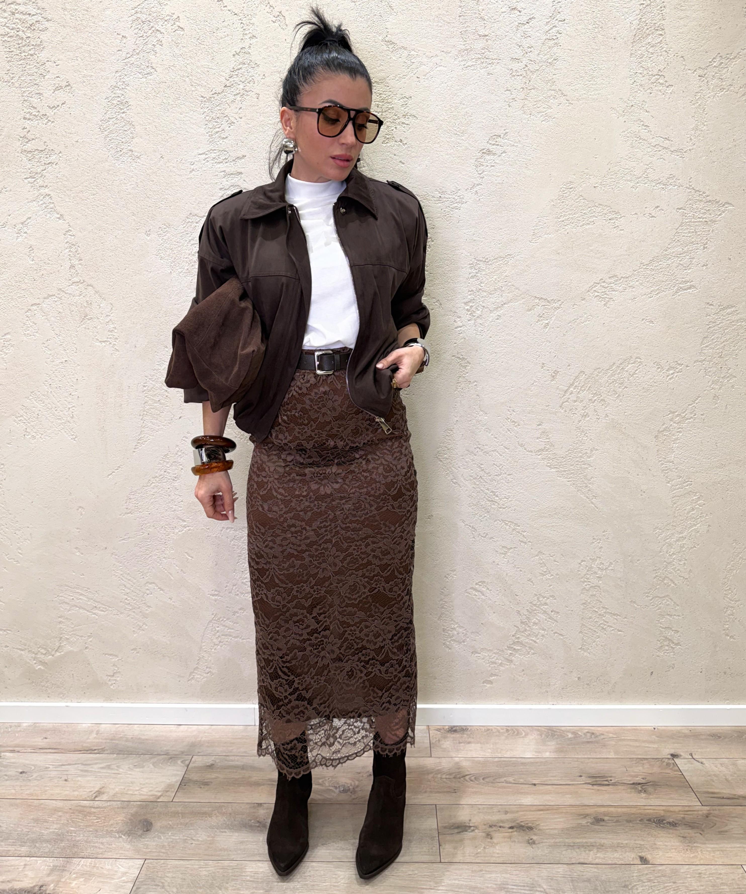 longuette in pizzo GFW-Q014 MORO HAVEONE 
