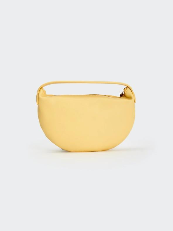 borsa croissant in ecopelle XAB0037 GIALLO VICOLO 