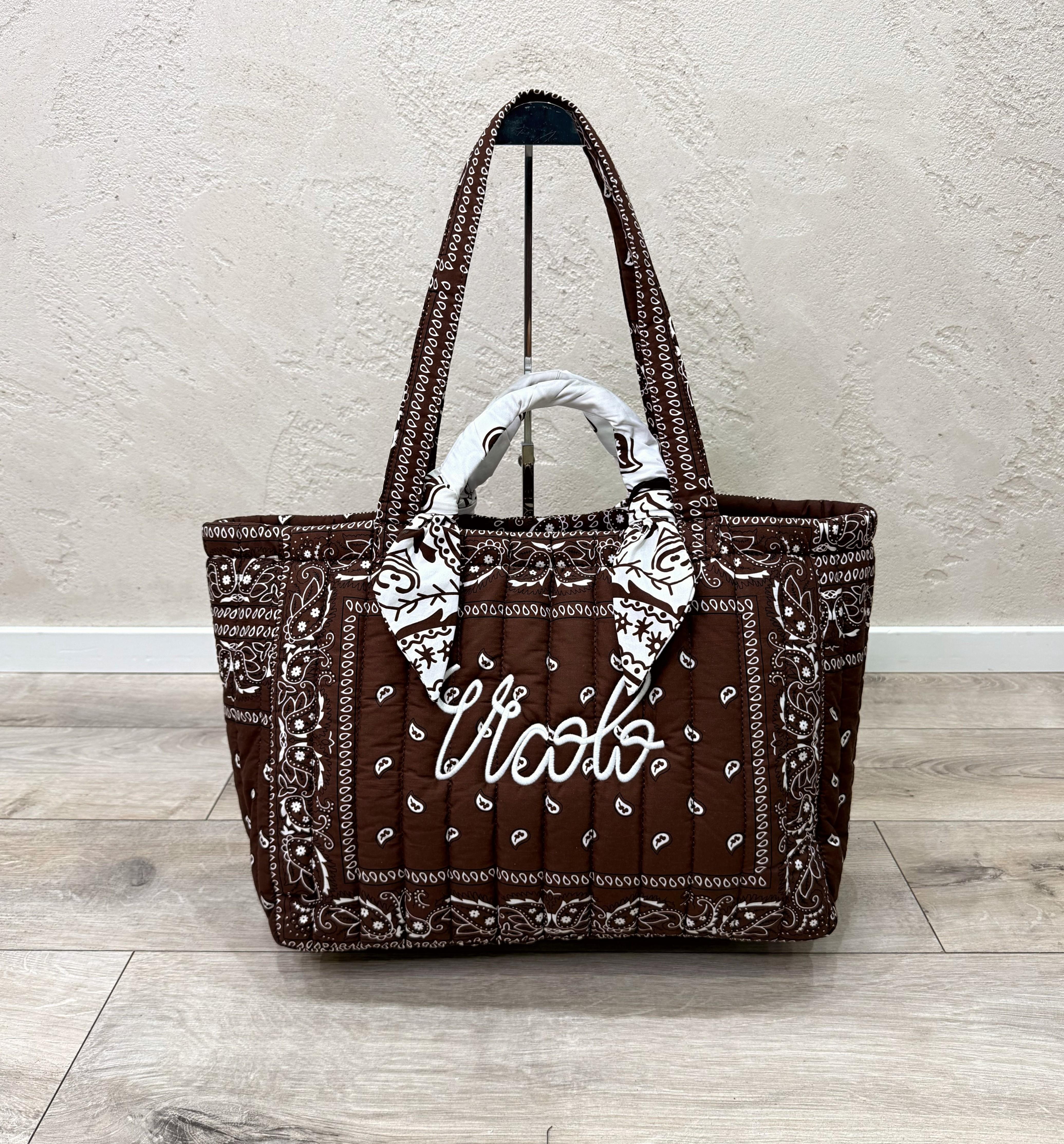 borsa trapuntata bandana XAB0009 MORO VICOLO 