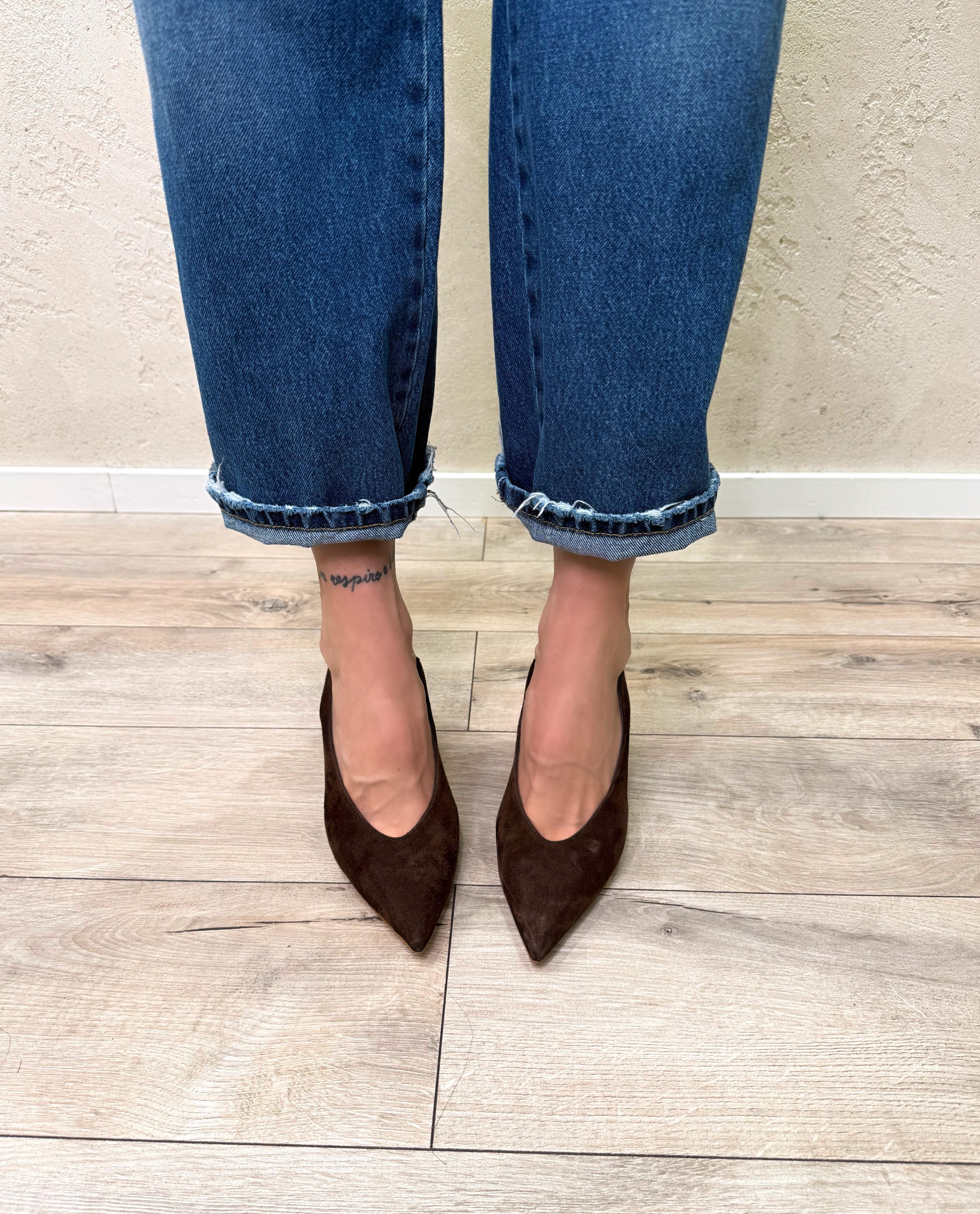 slingback in ecopelle AC920 MORO OVYE' 
