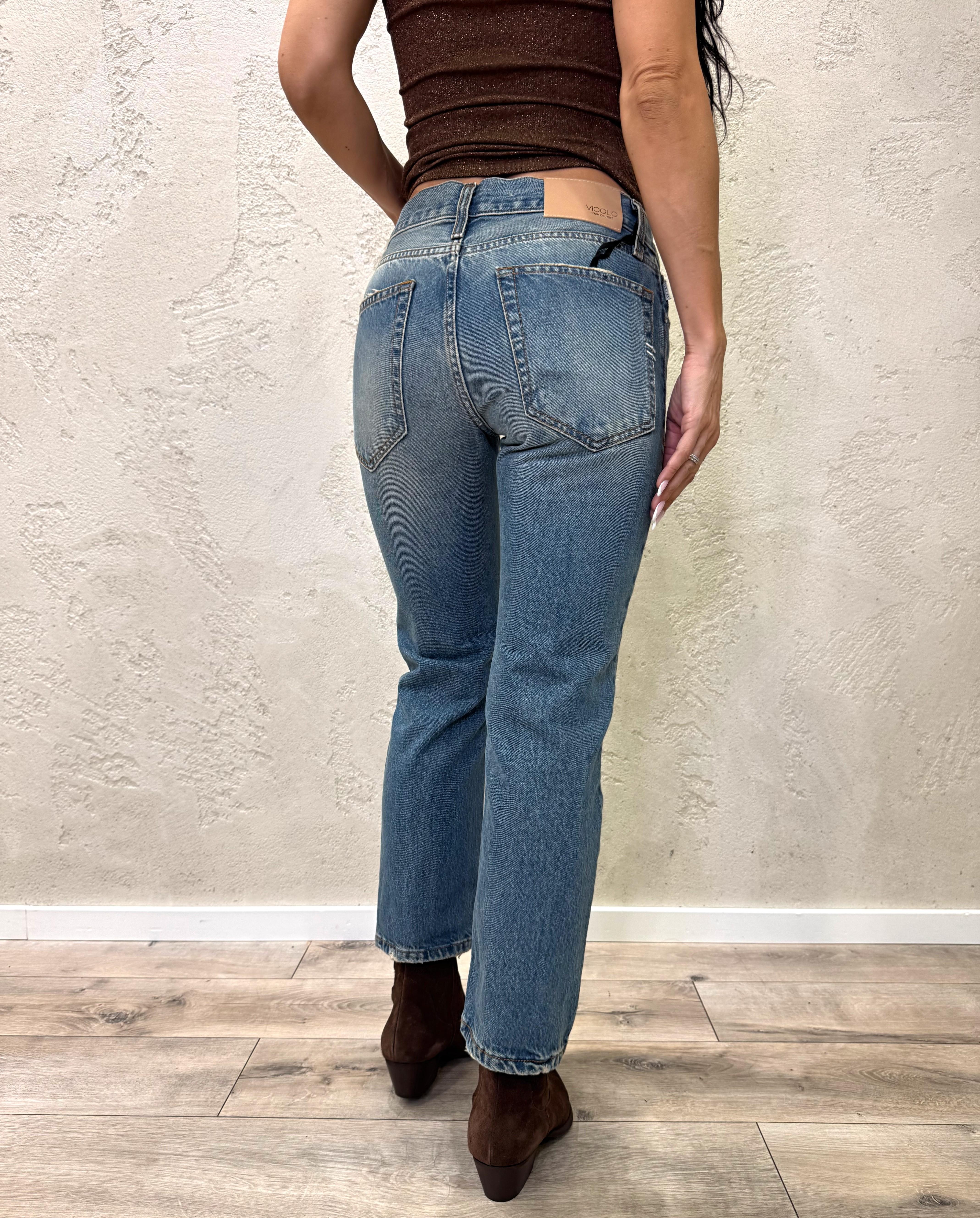 jeans modello zeke DF5058 DENIM VICOLO 