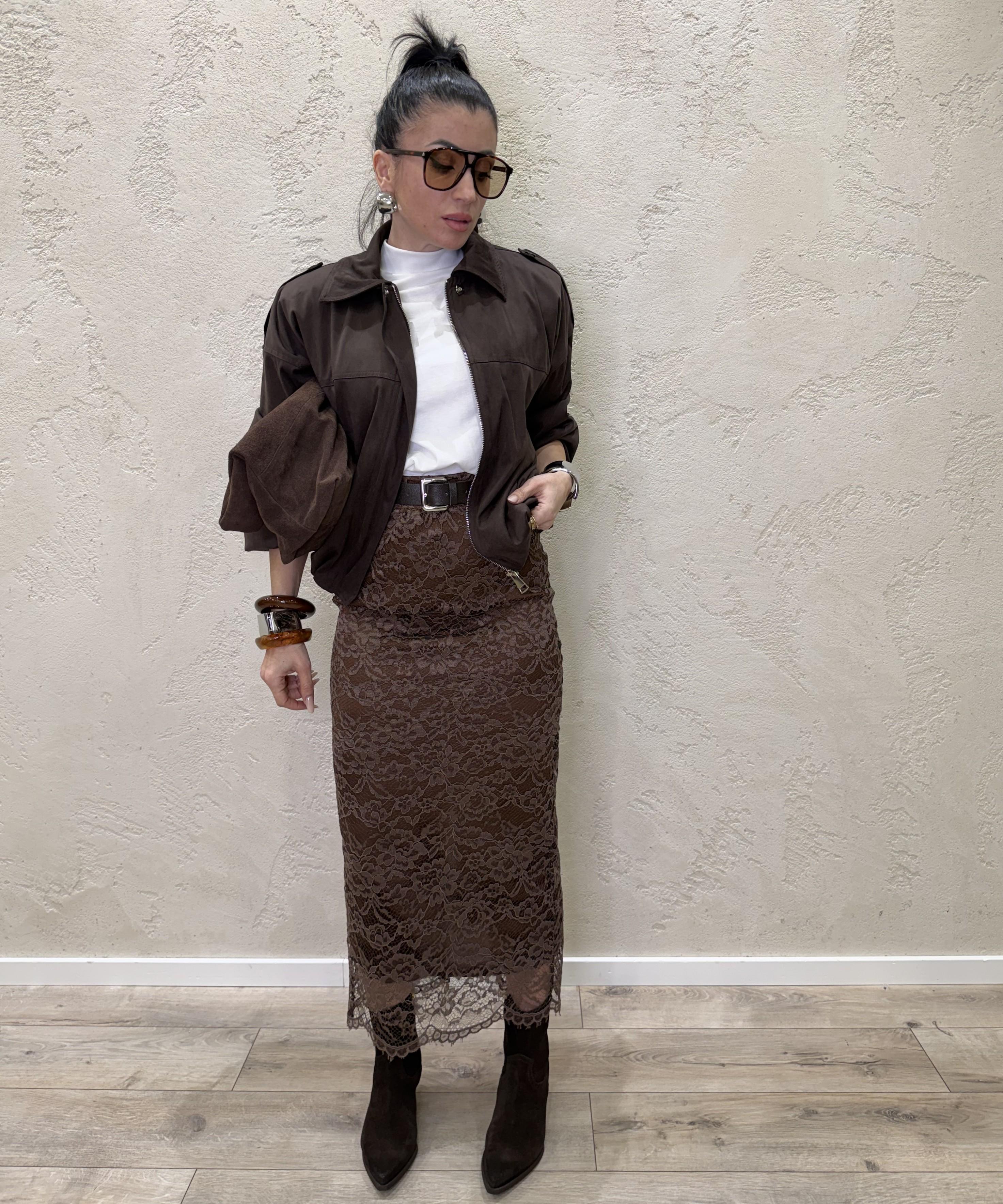 longuette in pizzo GFW-Q014 MORO HAVEONE 