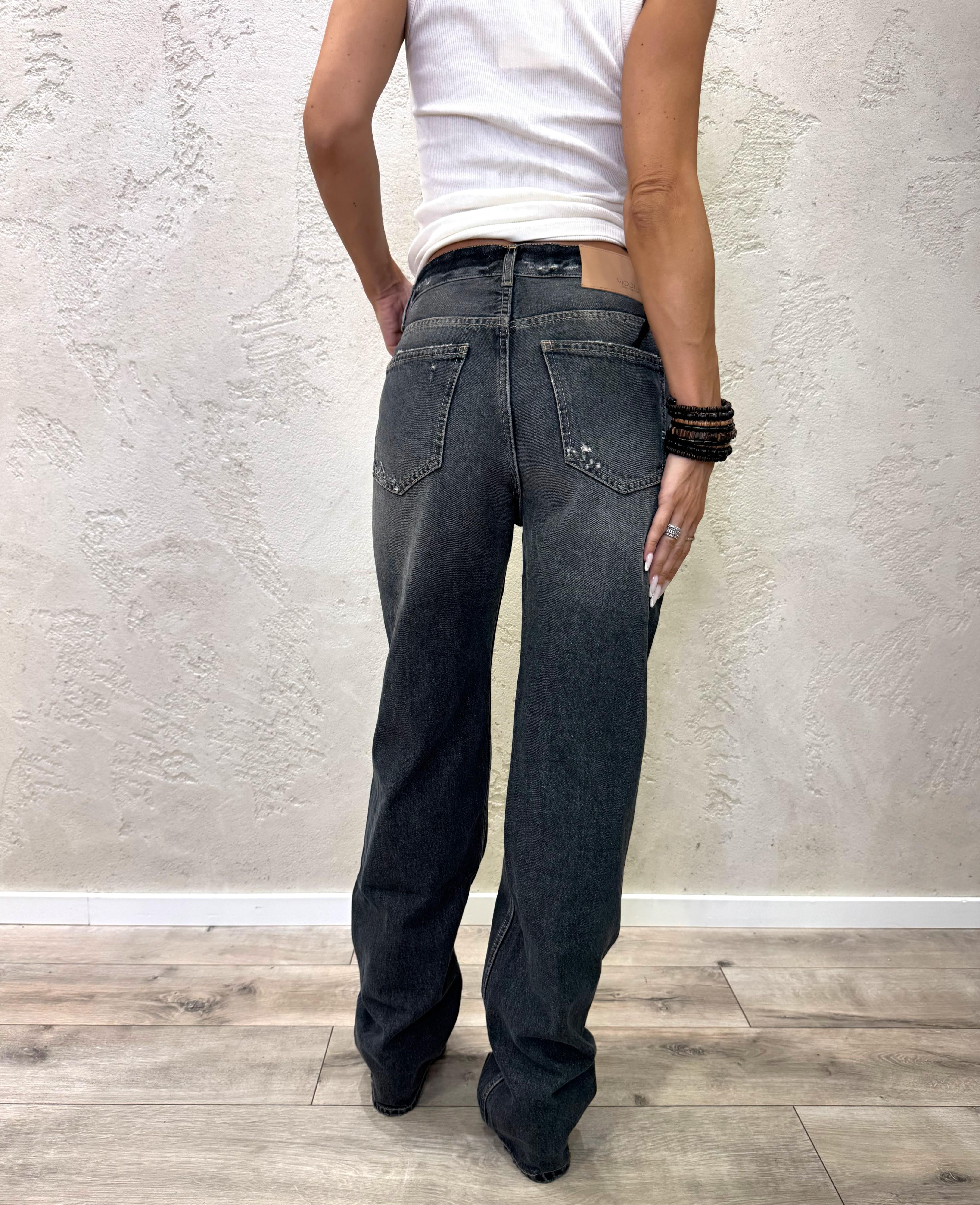 jeans modello adriana DF5064 GRIGIO VICOLO 