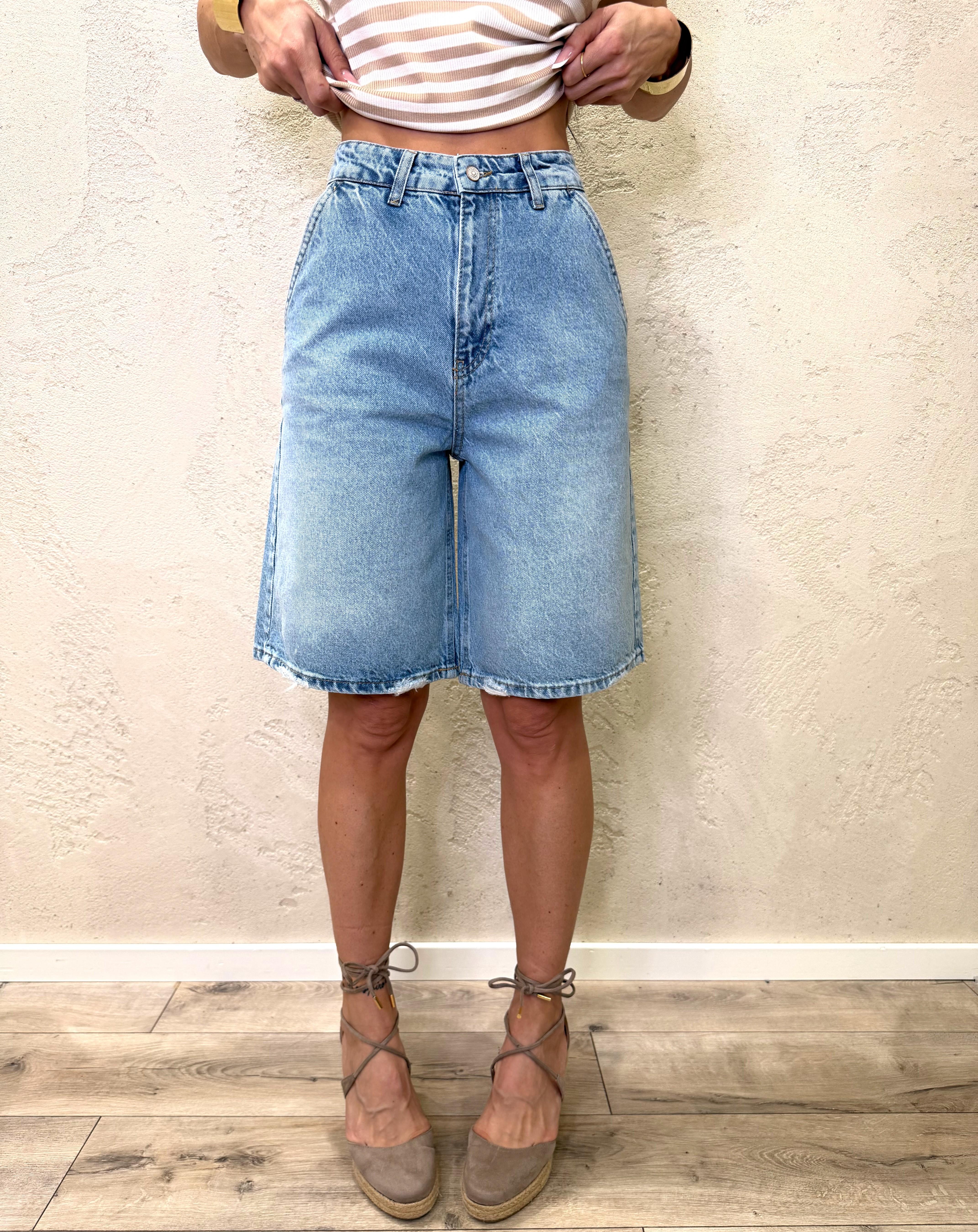 bermuda in denim DAB5321 DENIM VICOLO 