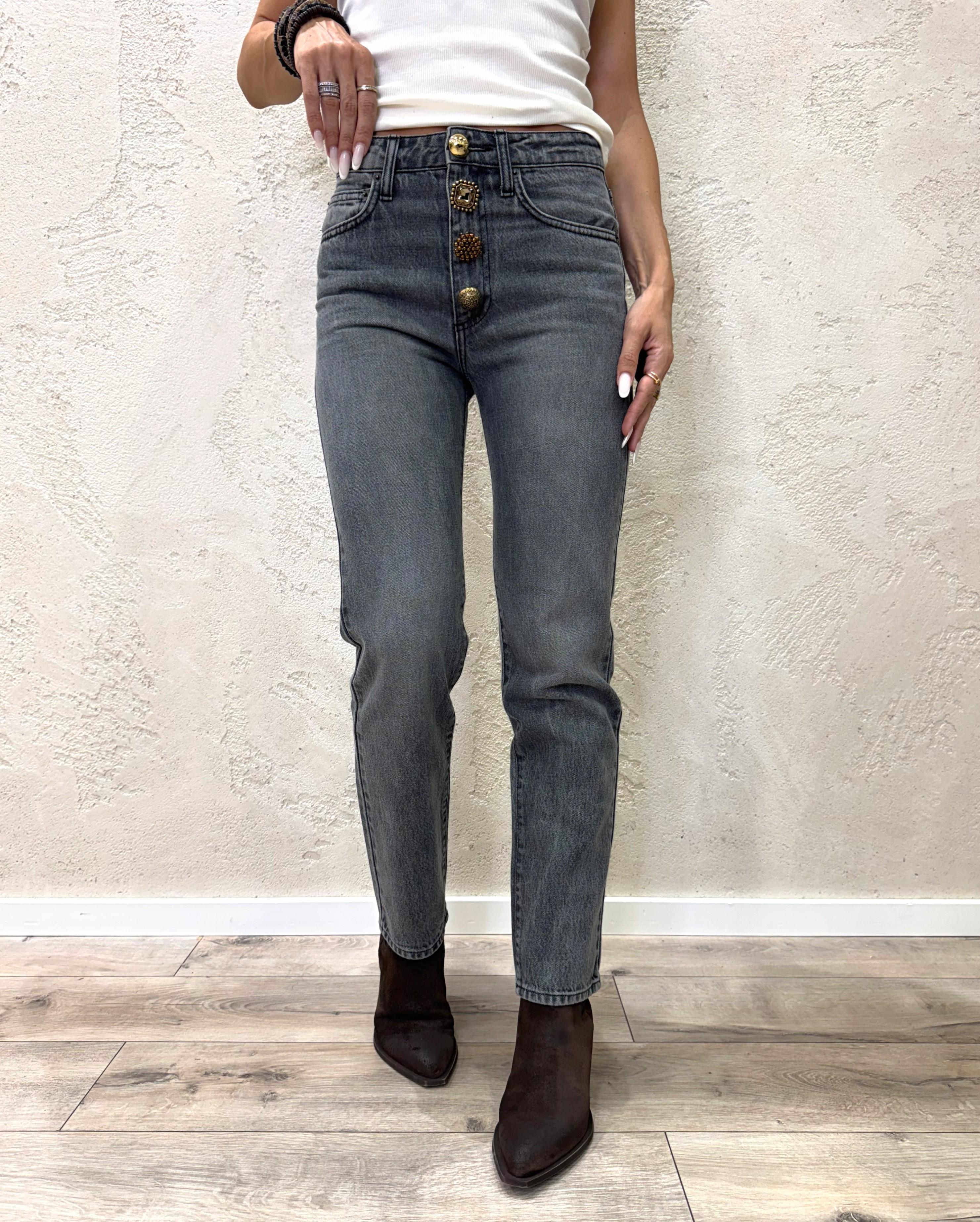 jeans modello zoe DF5043 GRIGIO VICOLO 