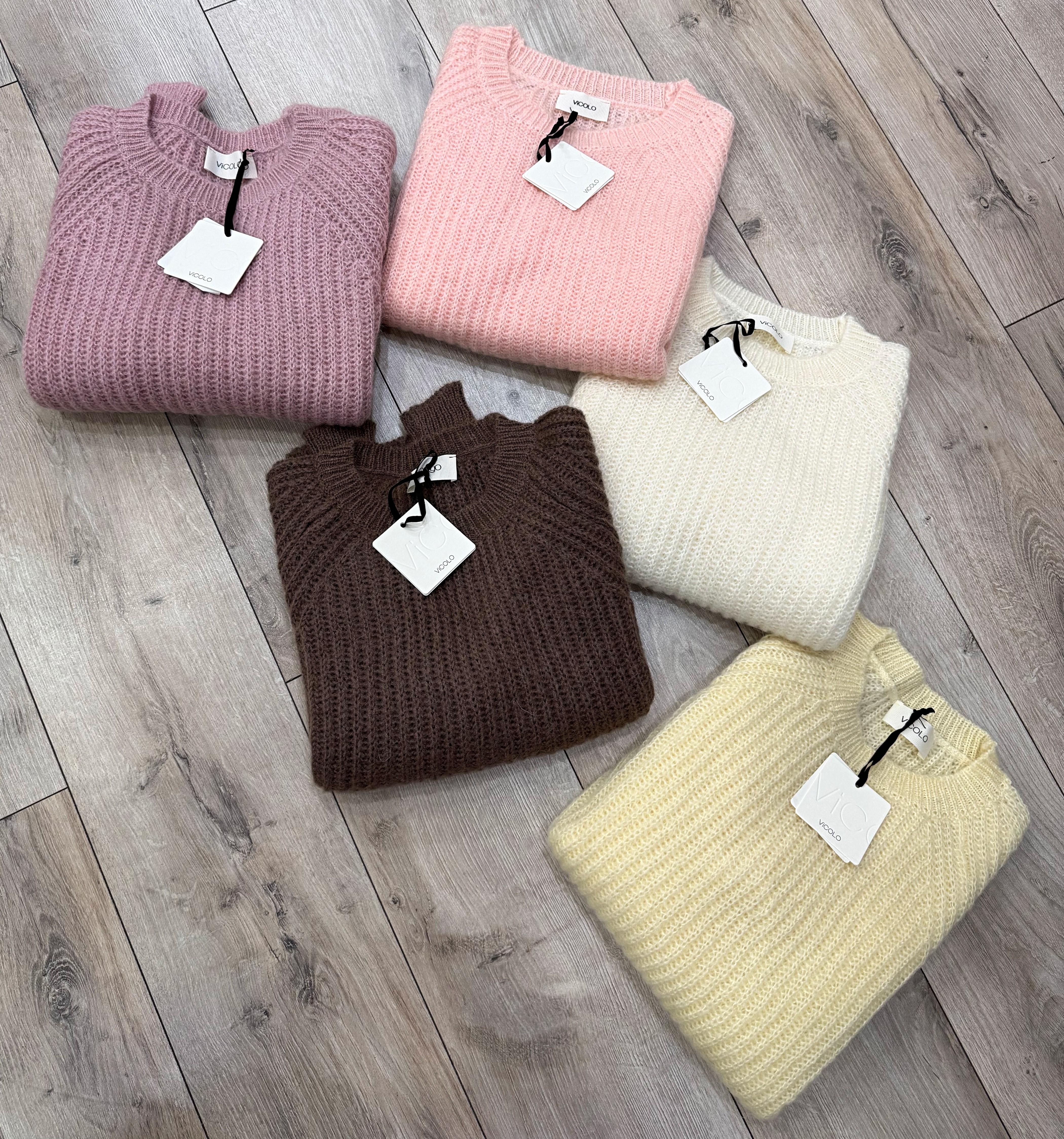 pull misto mohair punto ajour 55086F BURRO VICOLO 