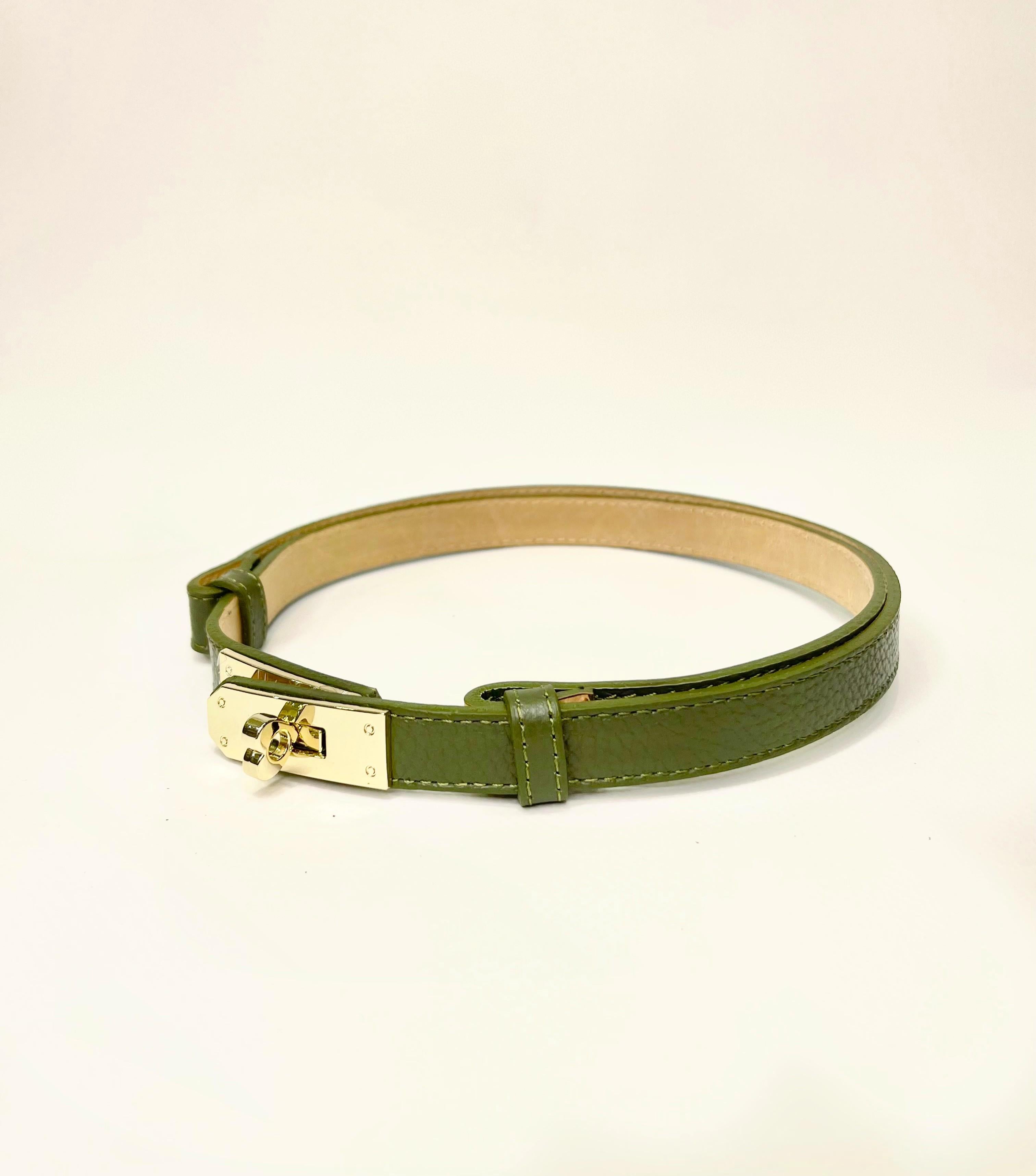 cintura kelly vera pelle CINTKELLY VERDE ELEVI 