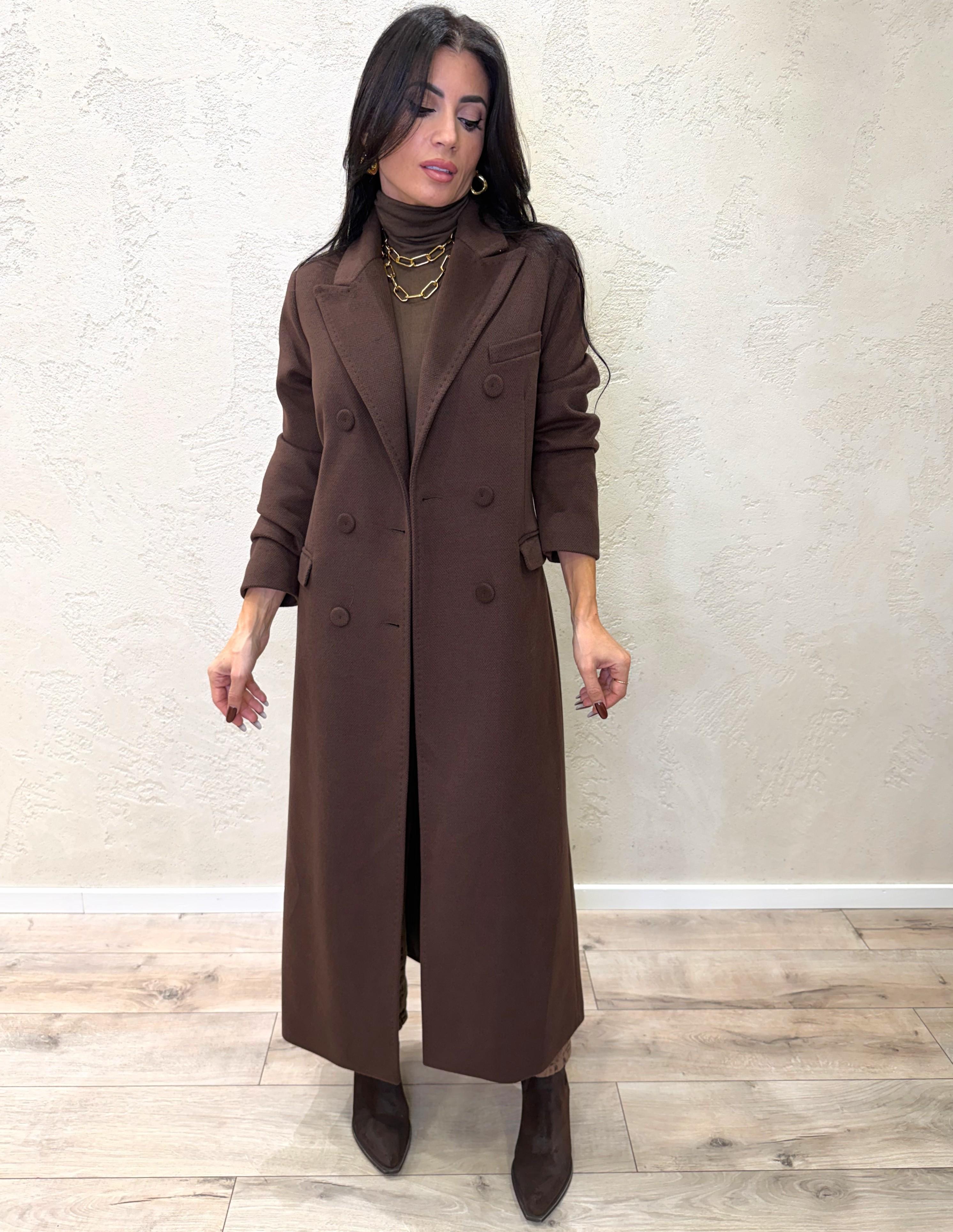 cappotto lungo doppio petto CAPPOTTODP MORO ELEVI 