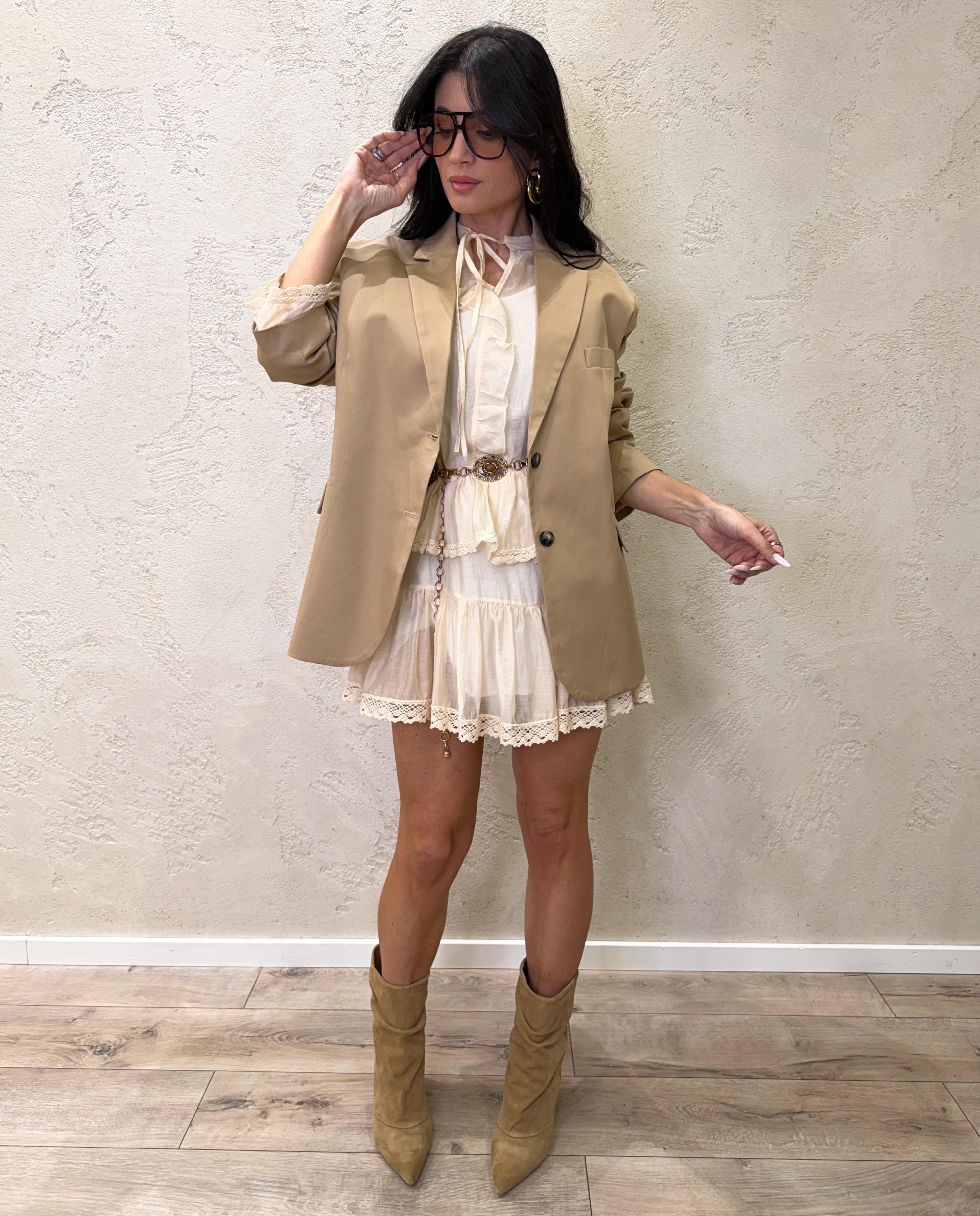 blazer oversize TAB1464 DESERTO VICOLO 