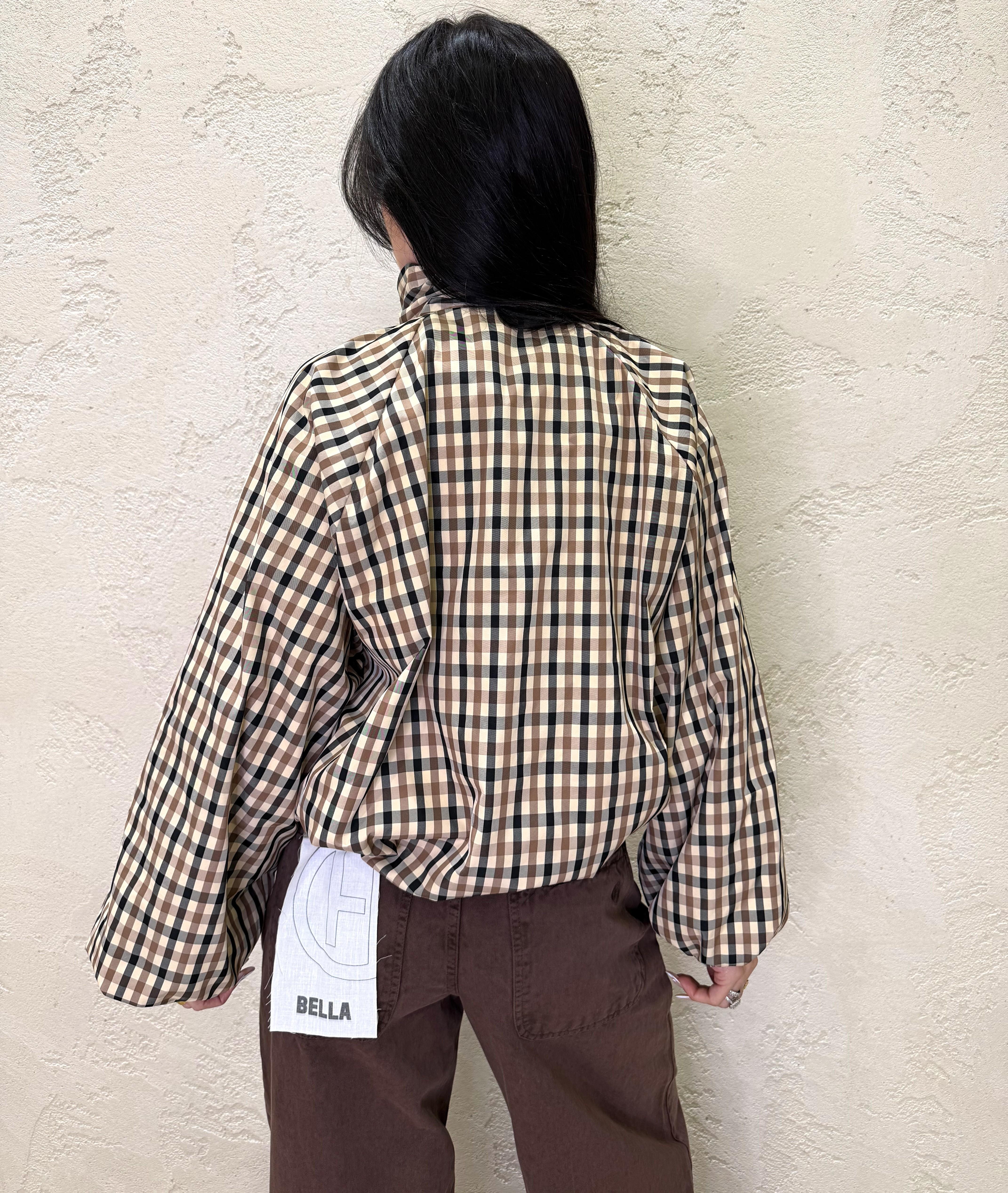 bomber corto fantasia check S26J593 CHECK MOTEL 