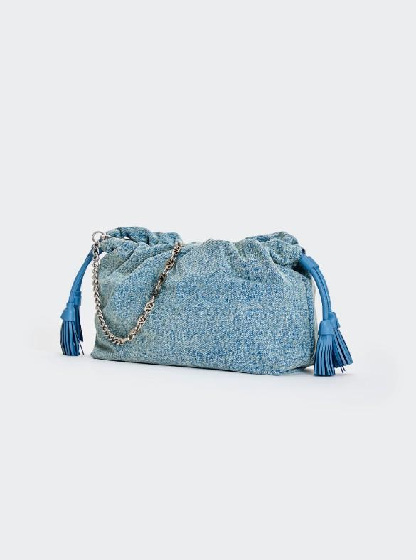 borsa tassel bag denim XAB0017 DENIM VICOLO 