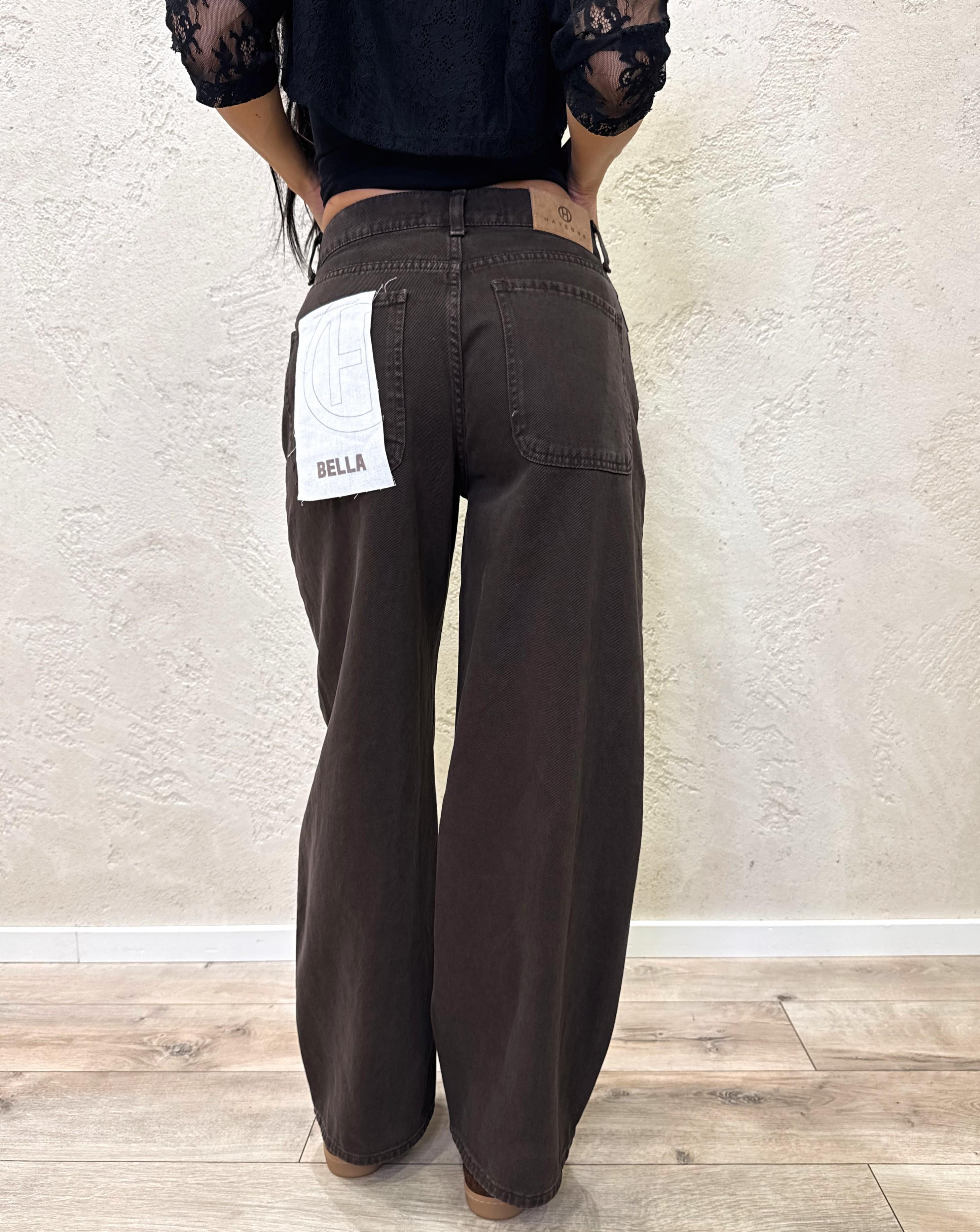 jeans modello bella gamba dritta PLS-P014 MORO HAVEONE 