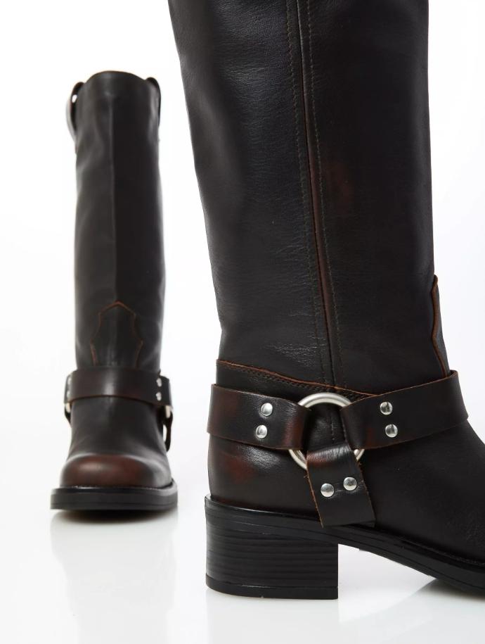 biker in pelle AT2350 MORO OVYE' 