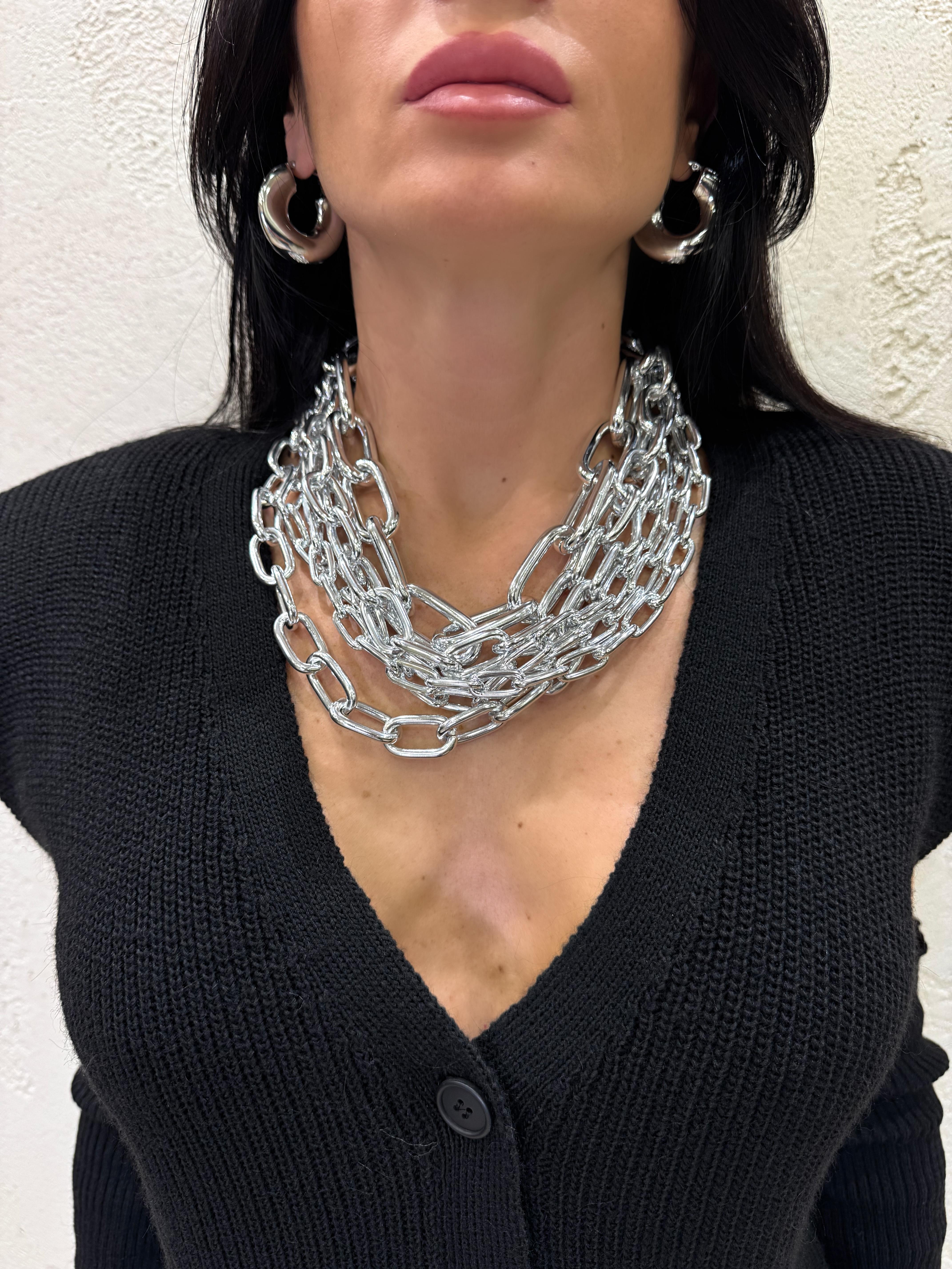 collana con corno CCORNO ARGENTO ELEVI 