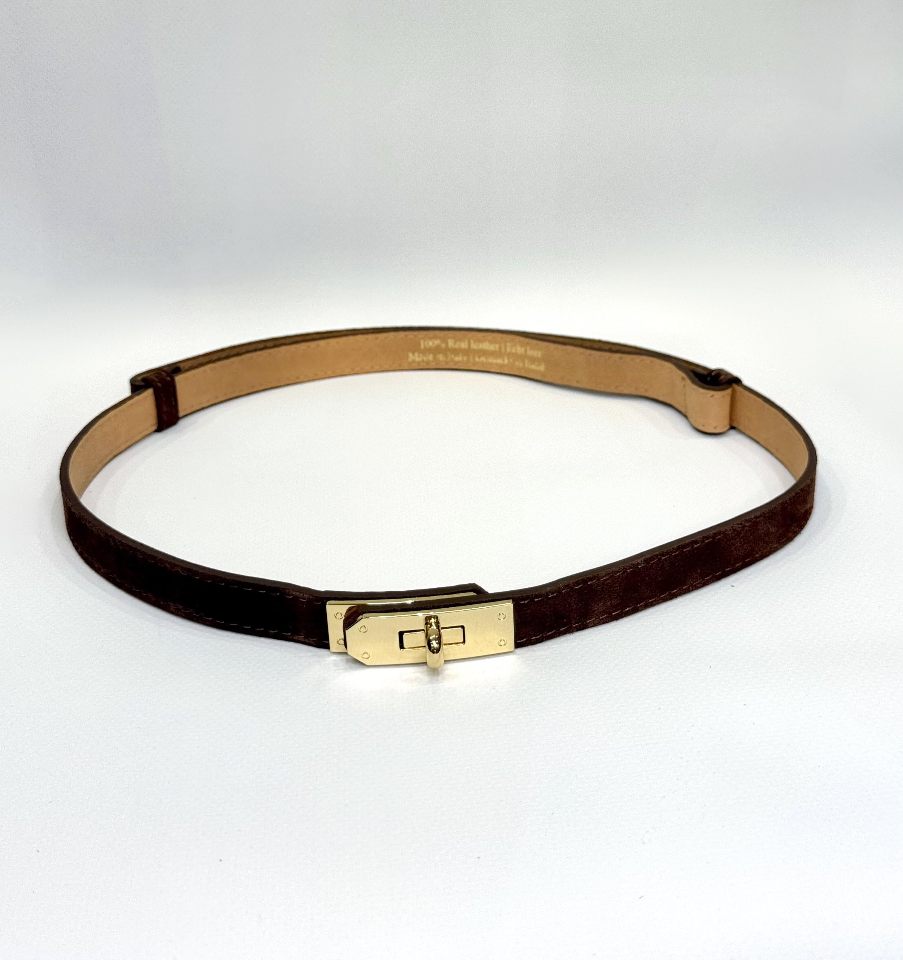 cintura kelly vera pelle CKCAMOSCIO MORO ELEVI 