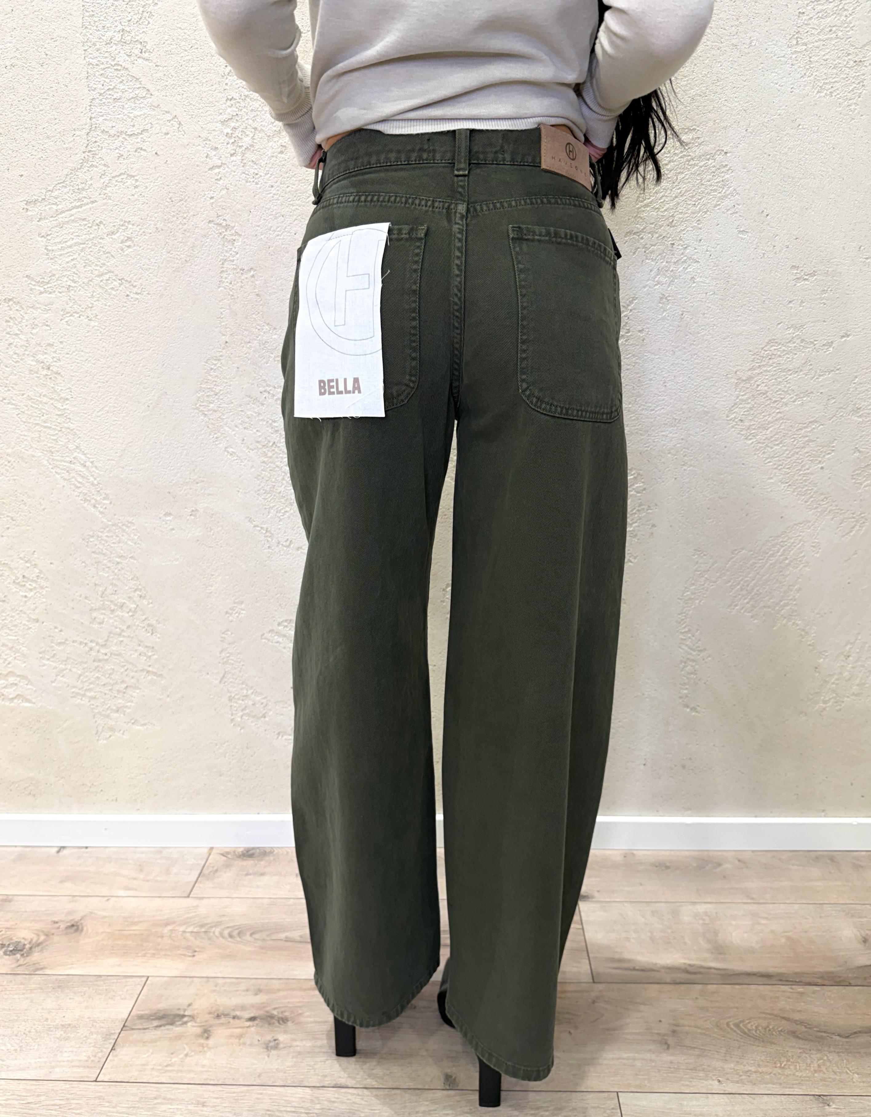 jeans modello bella gamba dritta PLS-P014 MILITARE HAVEONE 