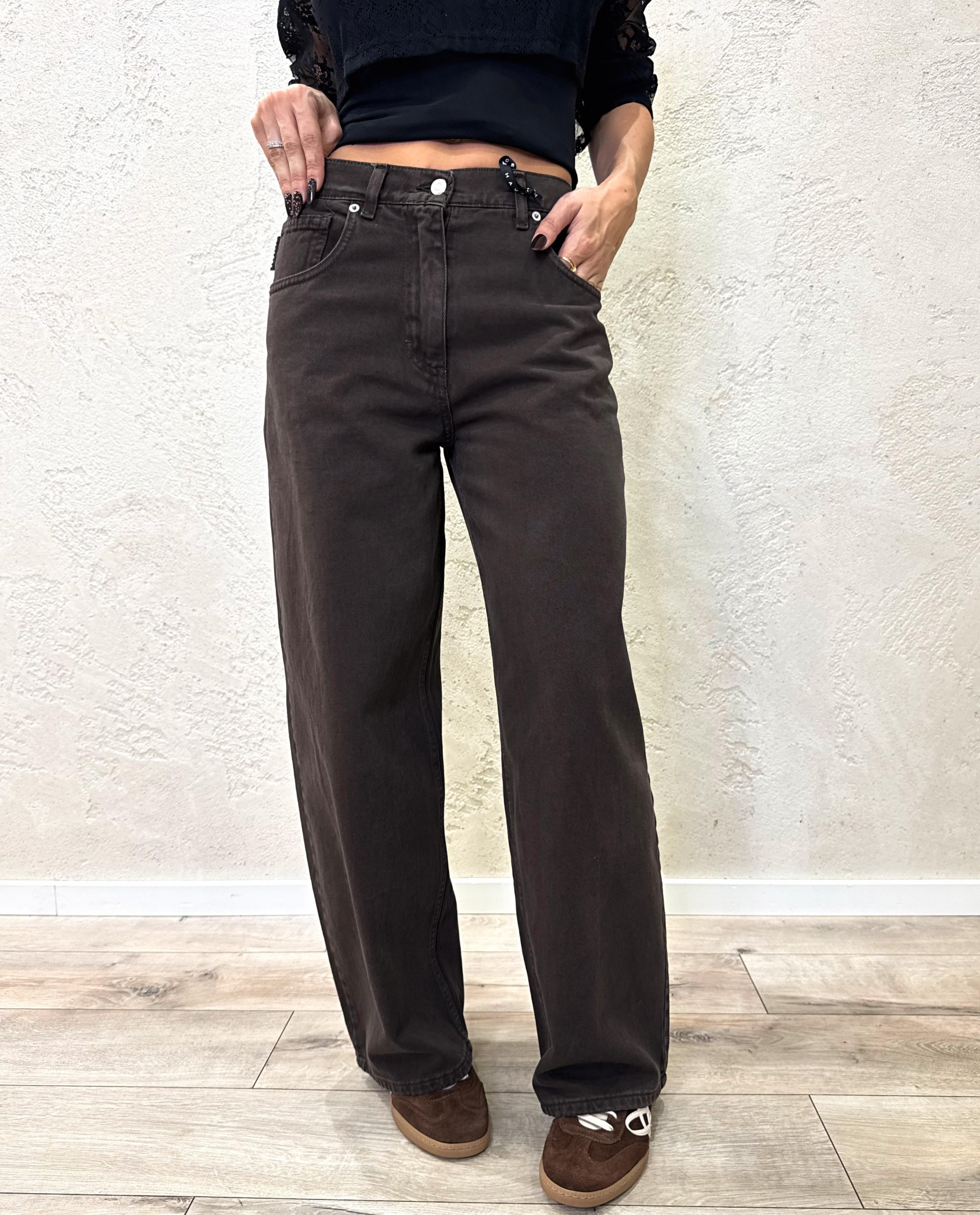 jeans modello bella gamba dritta PLS-P014 MORO HAVEONE 