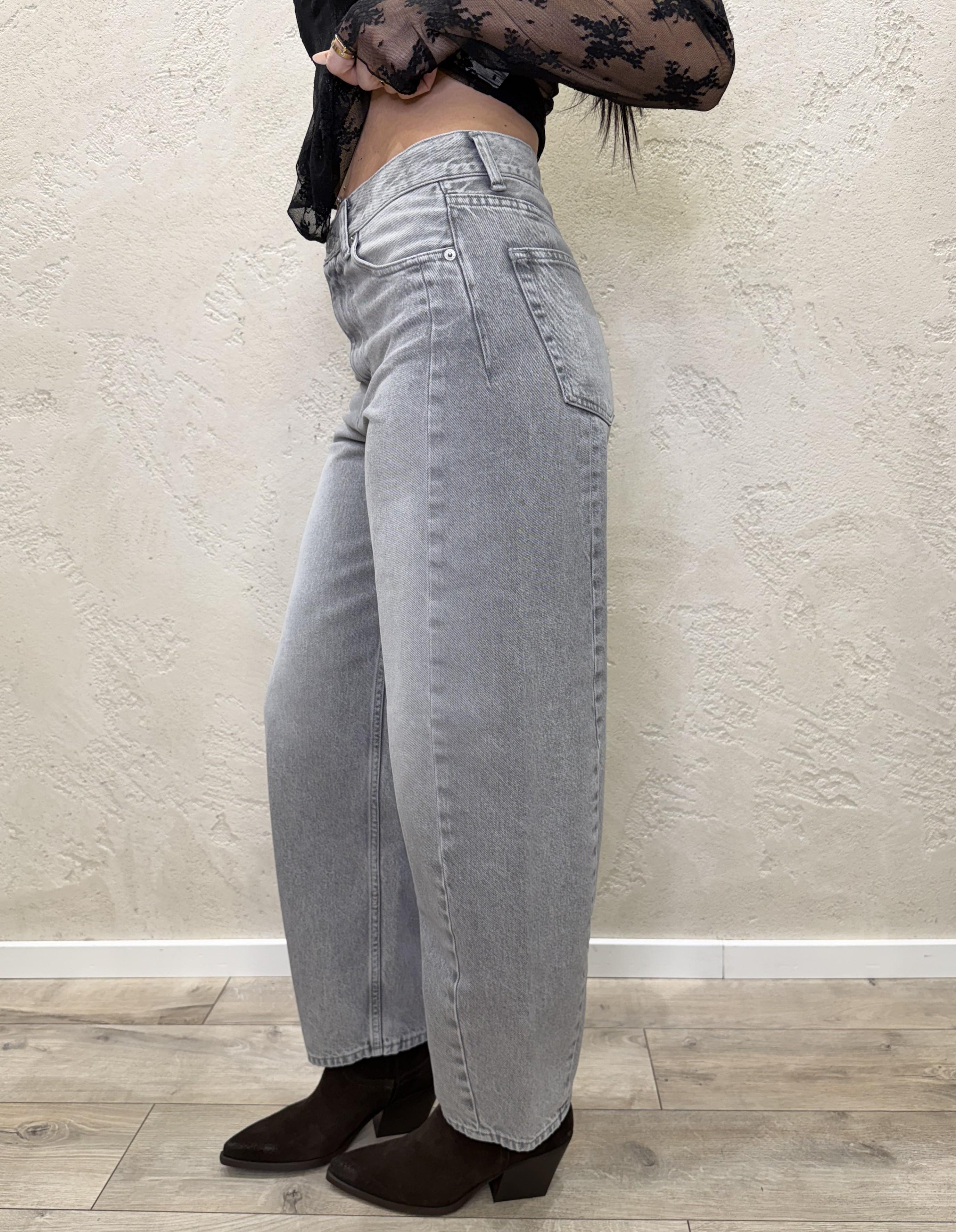 jeans modello chiara a baloon DAB5156 GRIGIO VICOLO 