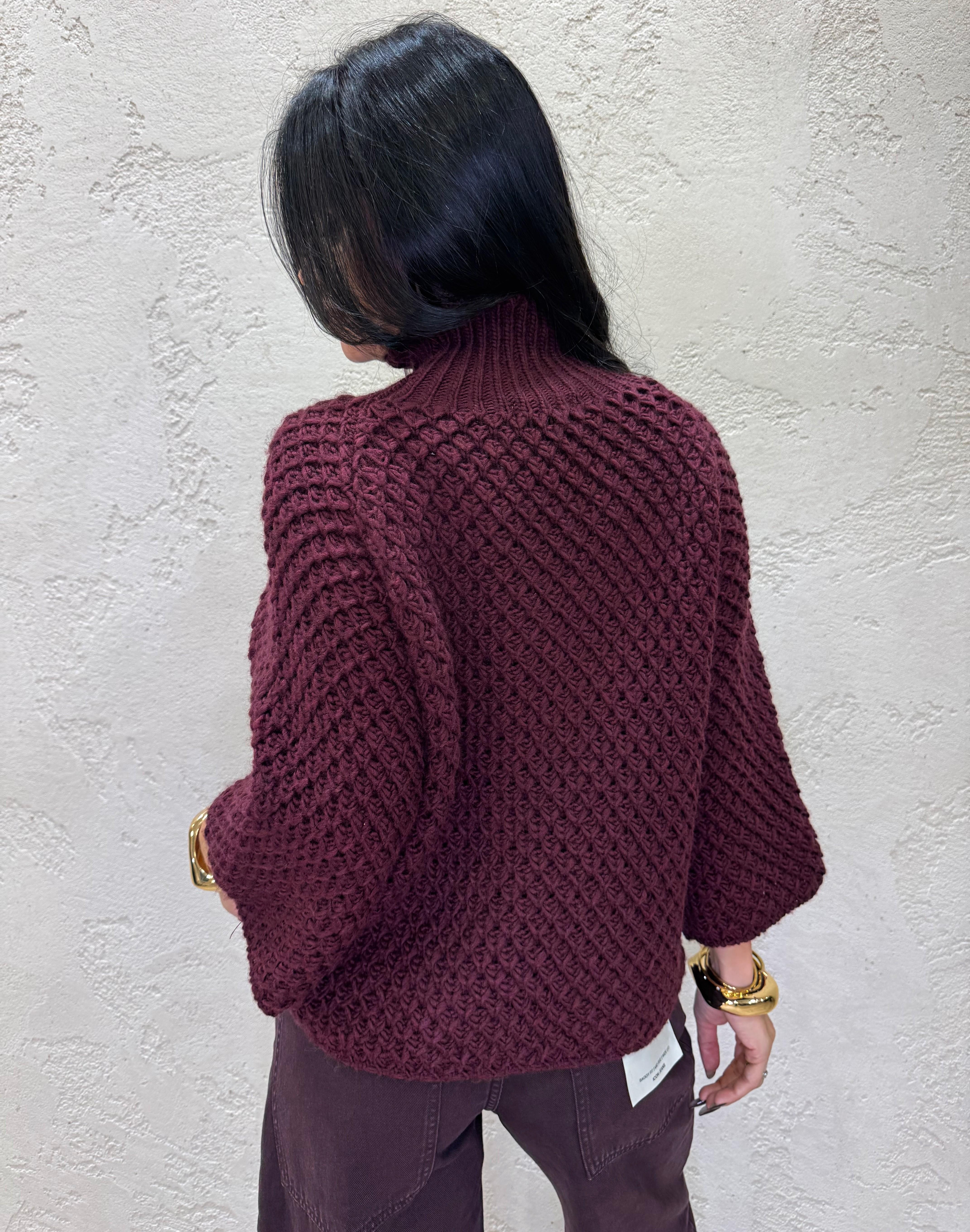 pull waffle MWAFFLE BORDEAUX ELEVI 