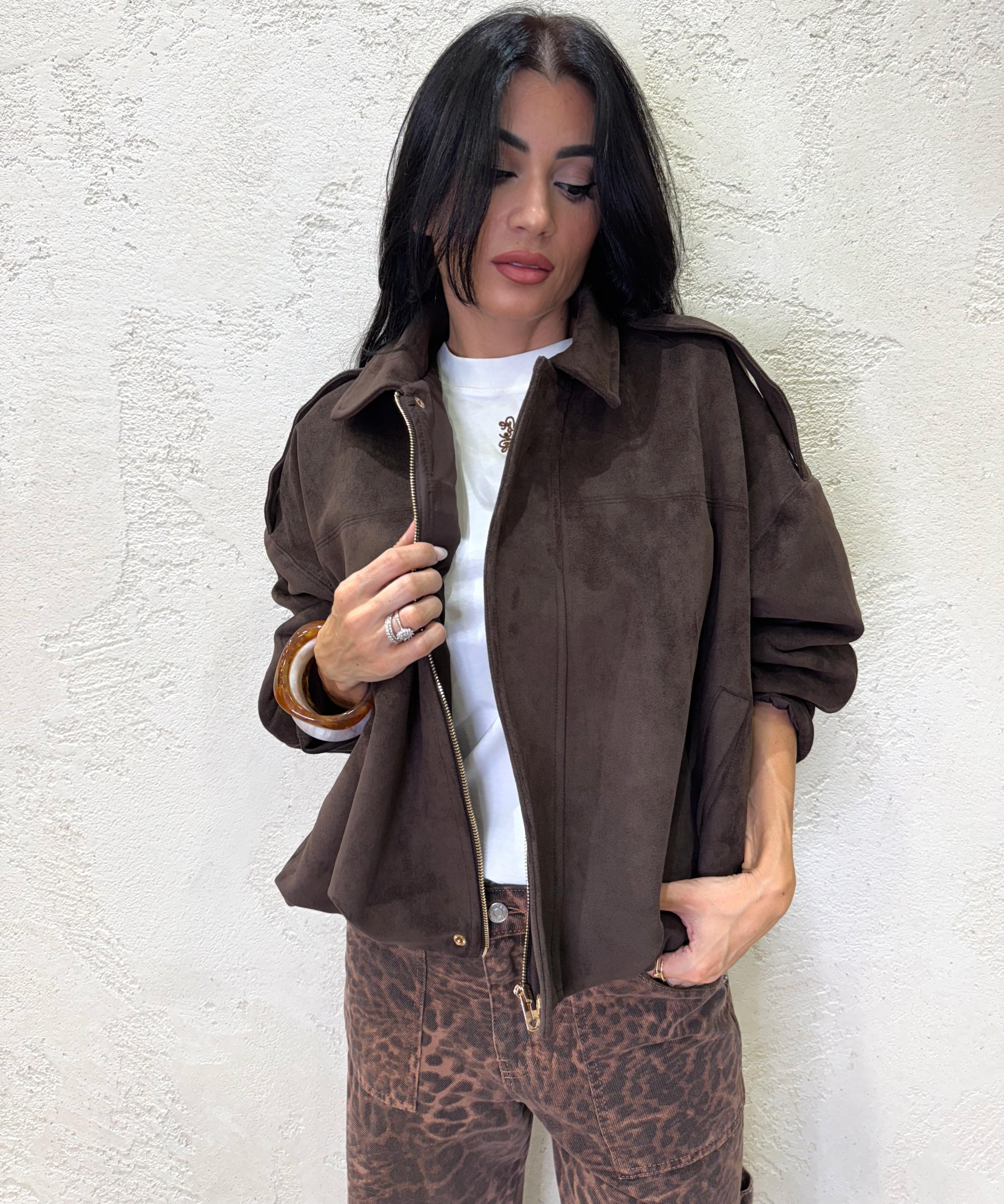 bomber in ecodainetto 2886 MORO SUSY MIX 