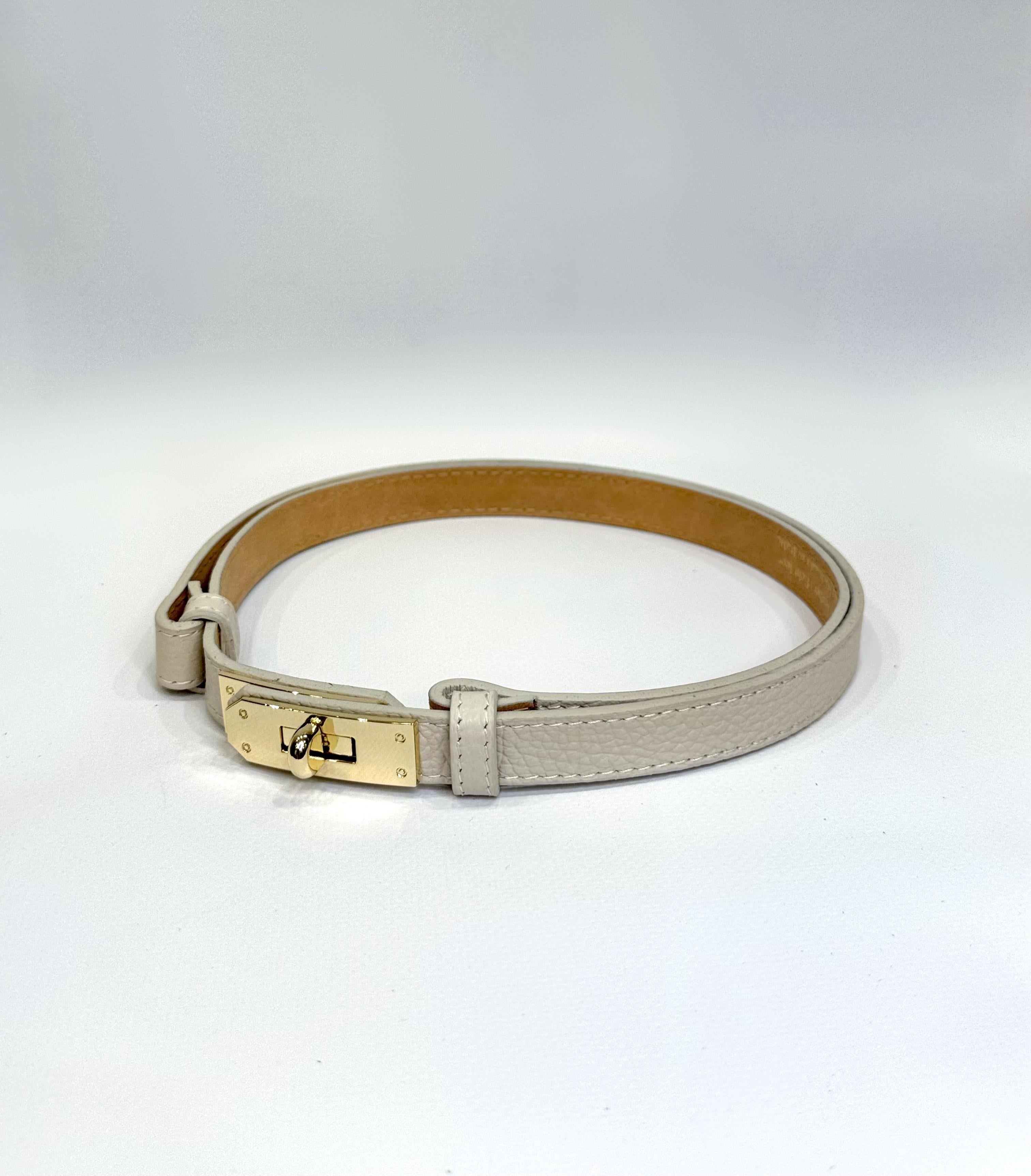 cintura kelly vera pelle CINTKELLY BEIGE ELEVI 