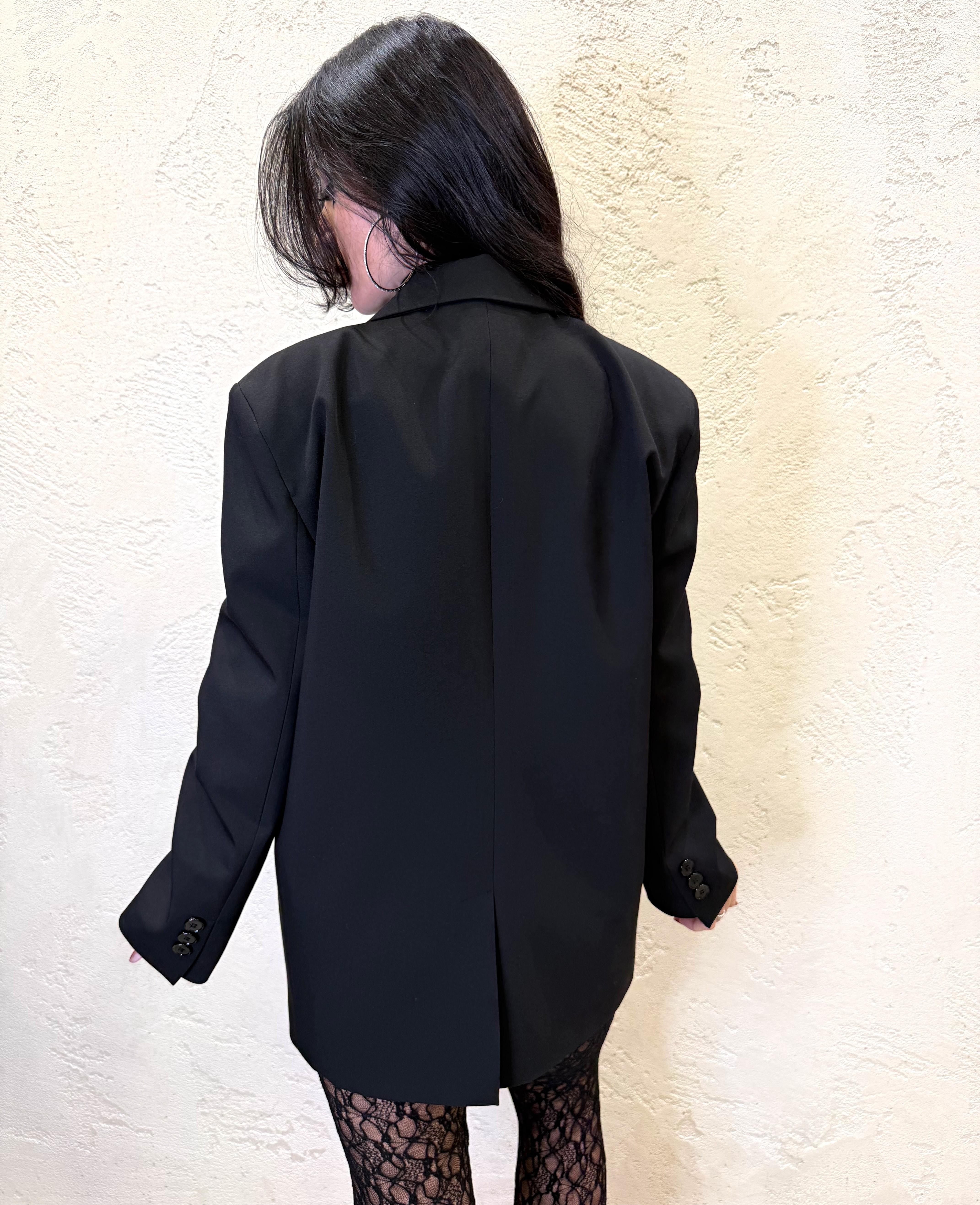 blazer con dettaglio di spilla TF2294 NERO VICOLO 