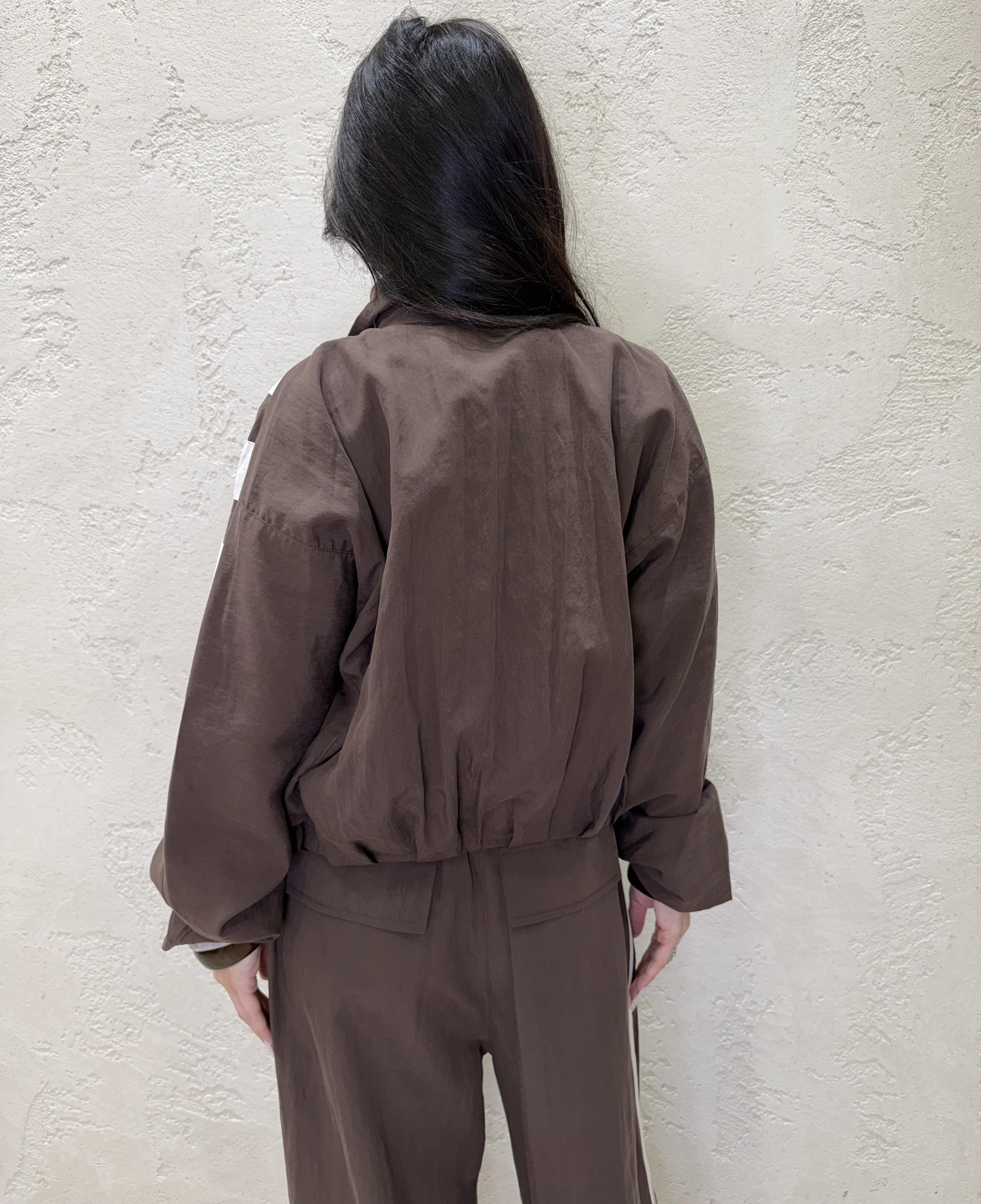 giacchino a bomber in tessuto tecnico TAB1740 MORO/BURRO VICOLO 